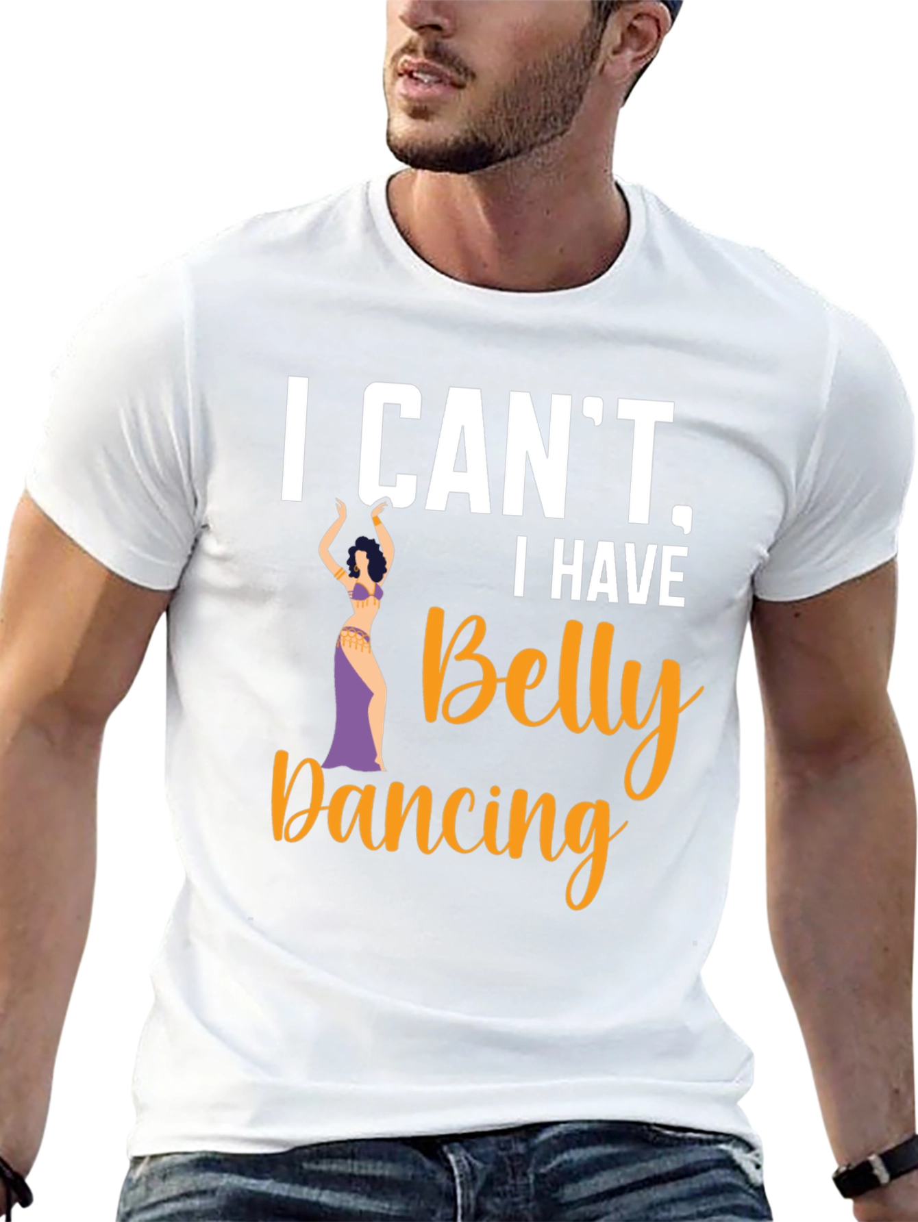 I Cant Belly Dancing T-Shirt - Fun Dance Tee