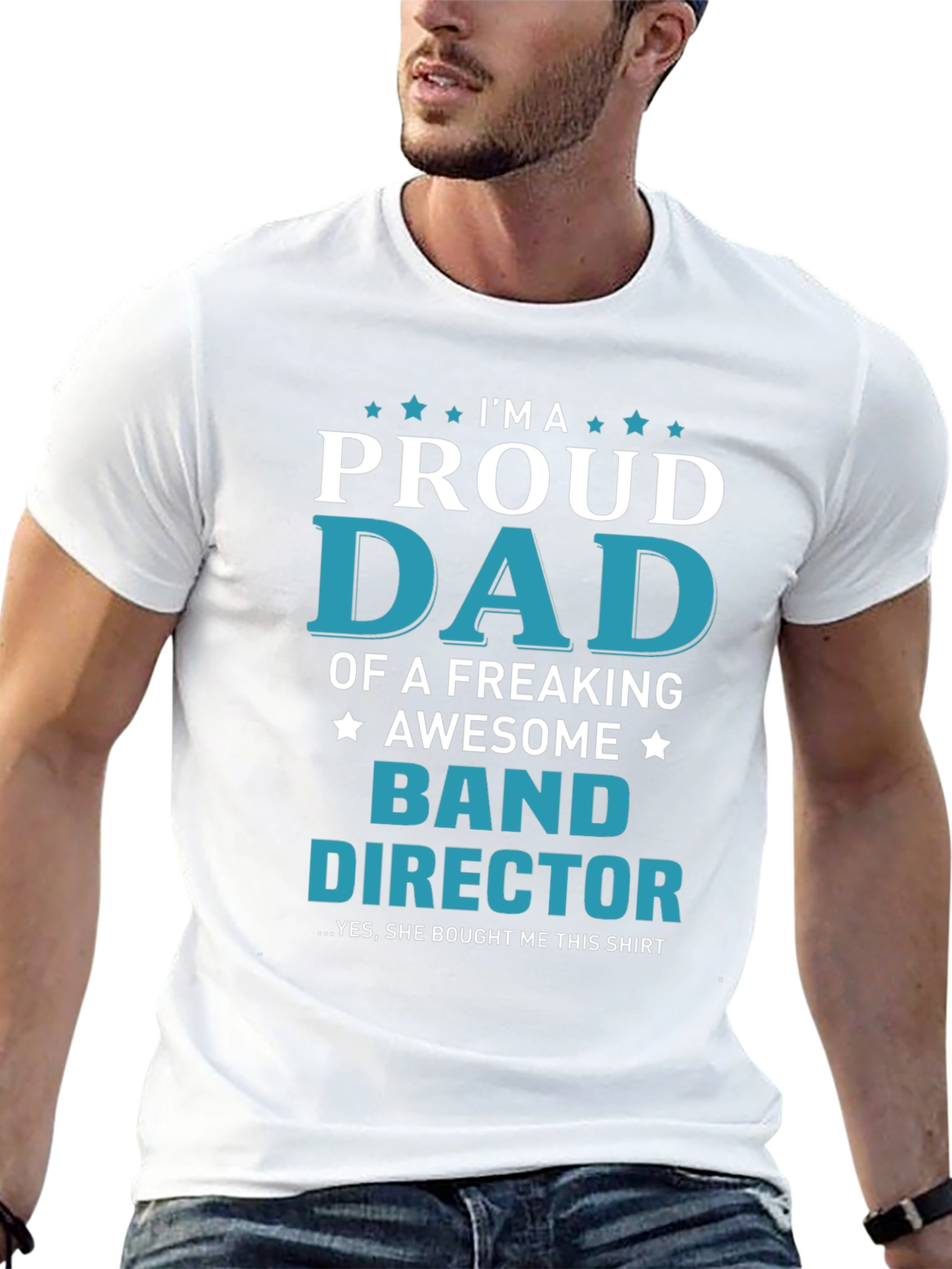 Proud Dad Band Director Graphic Tee
