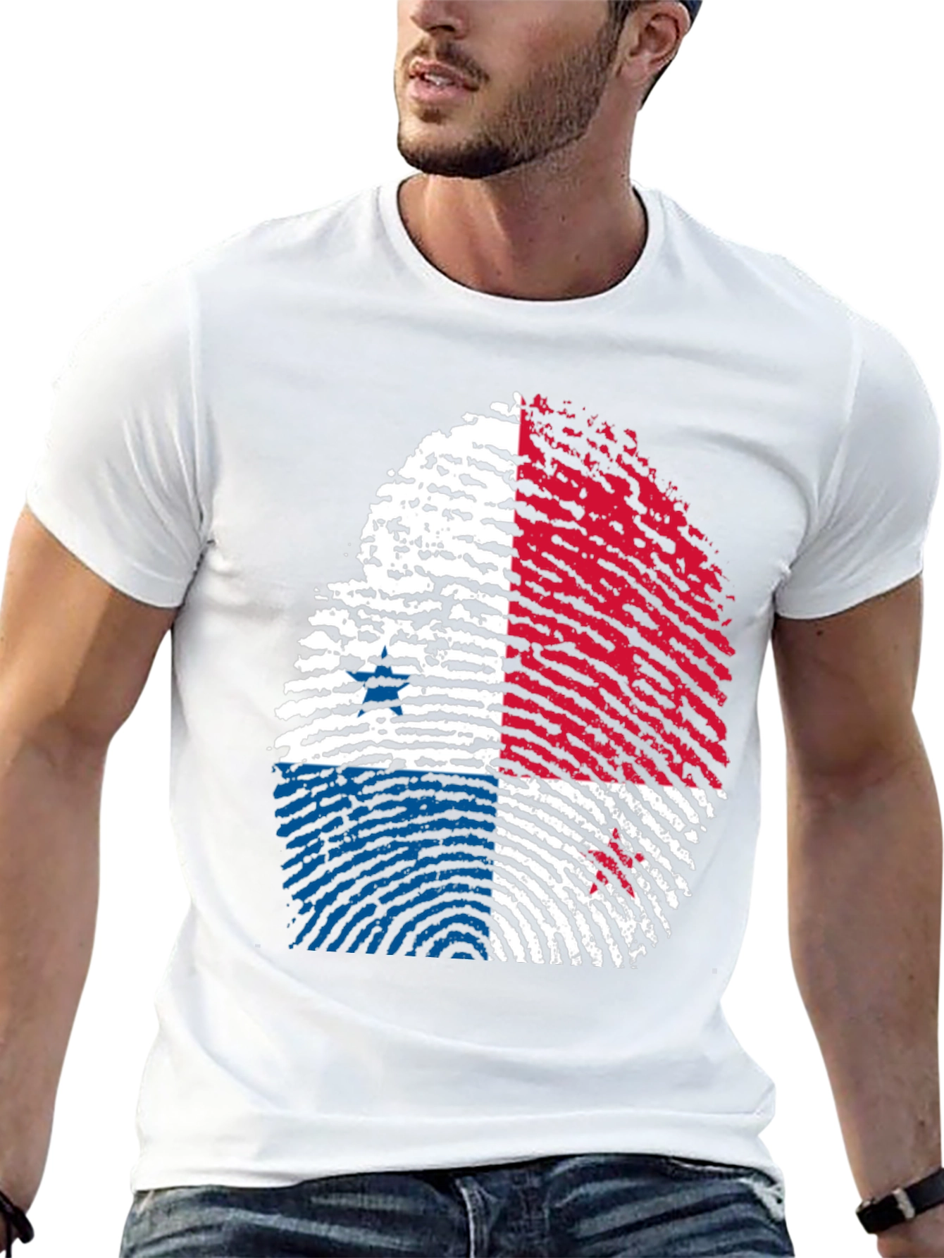 Panama Fingerprint Flag T-Shirt