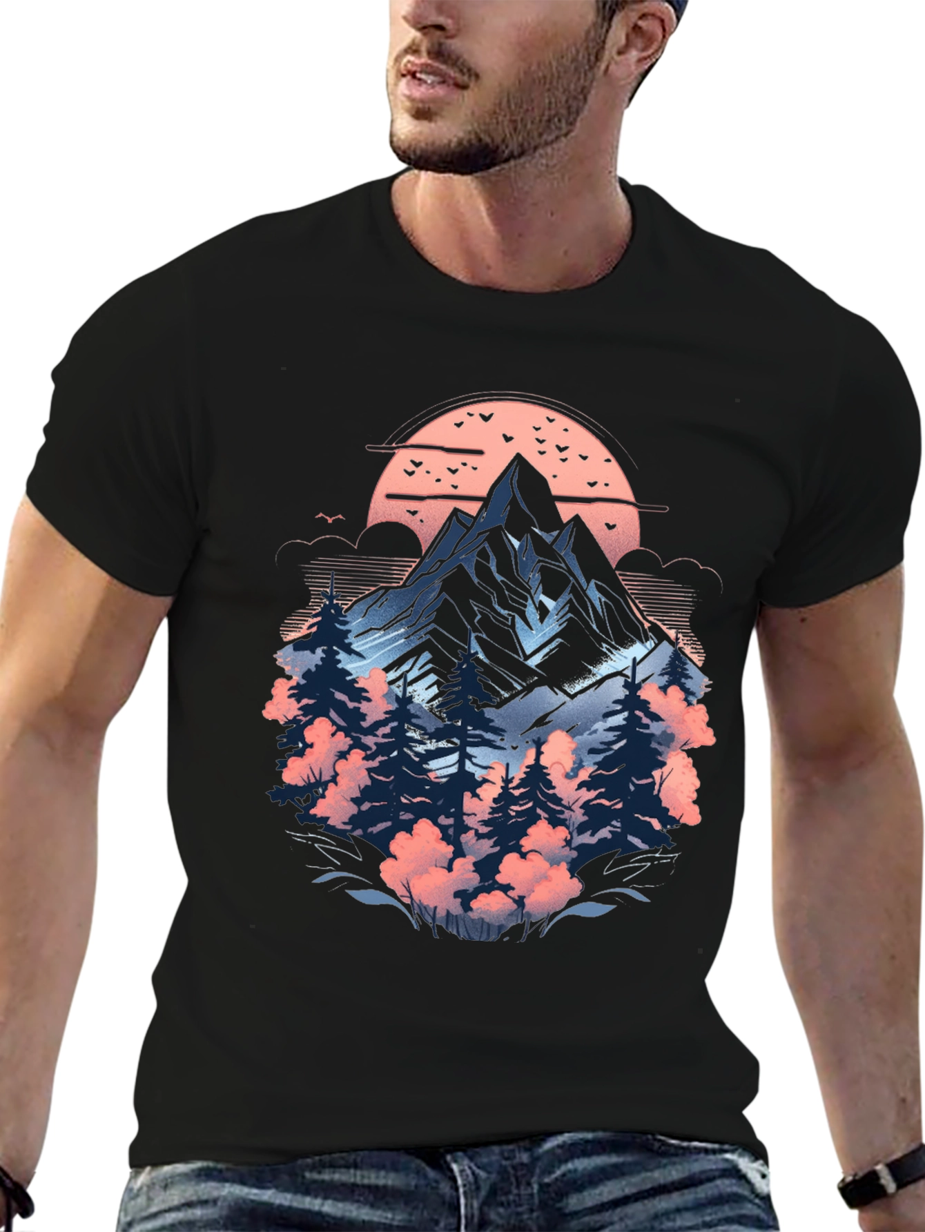 Nature Inspired Graphic T-Shirt