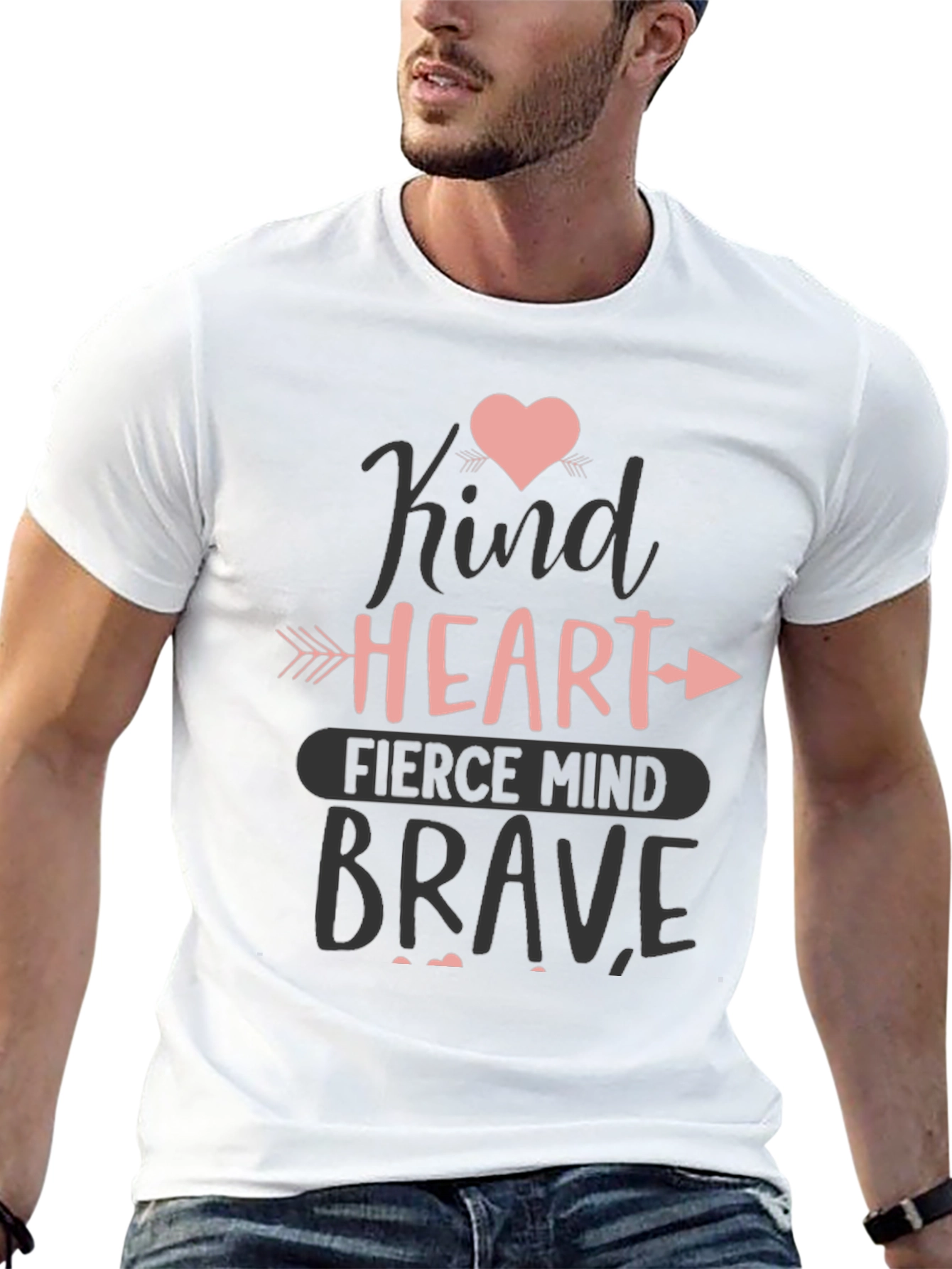 Kind Heart Brave Mind Graphic Tee
