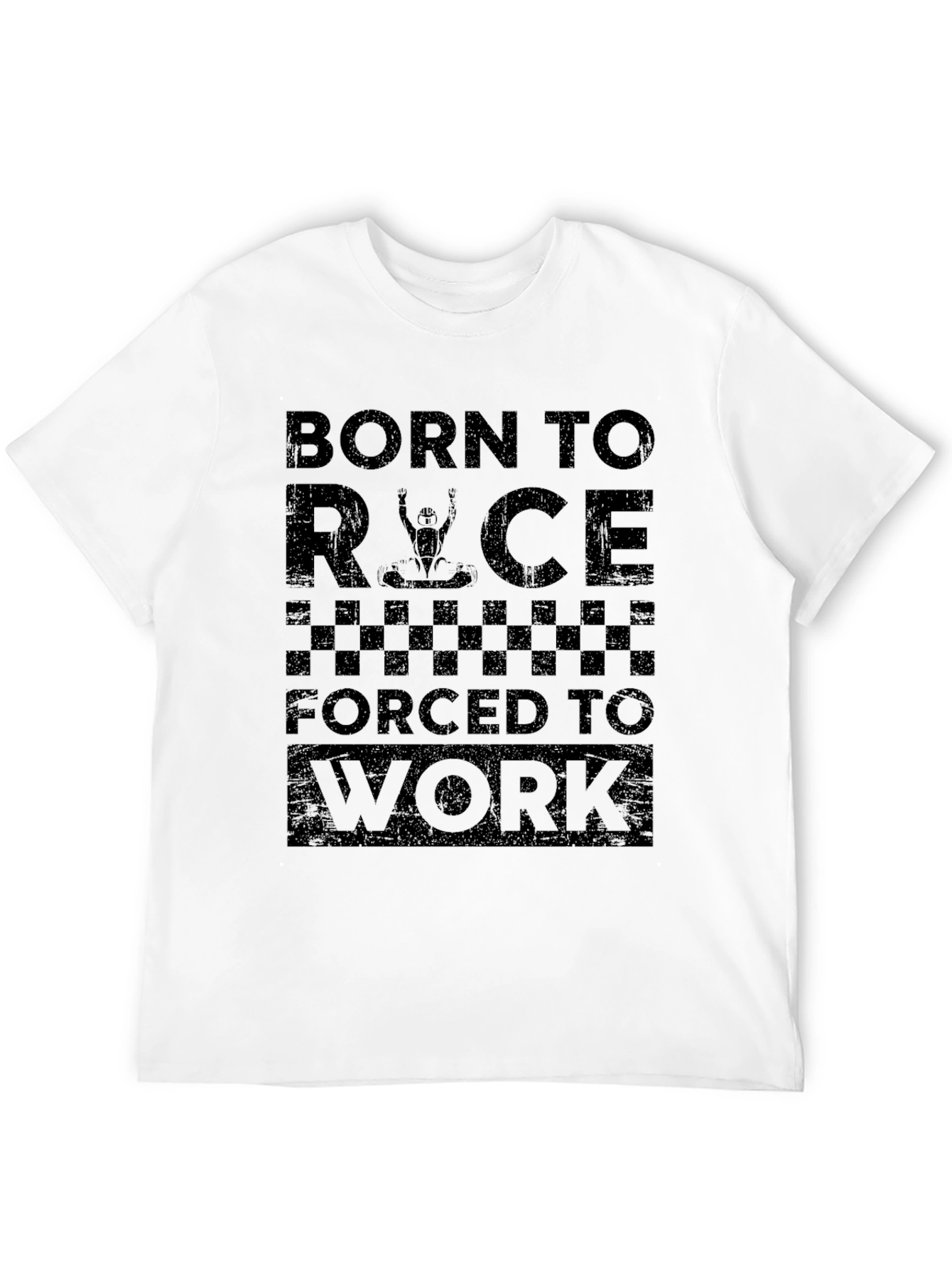 Born to Race Black Graphic T-Shirt