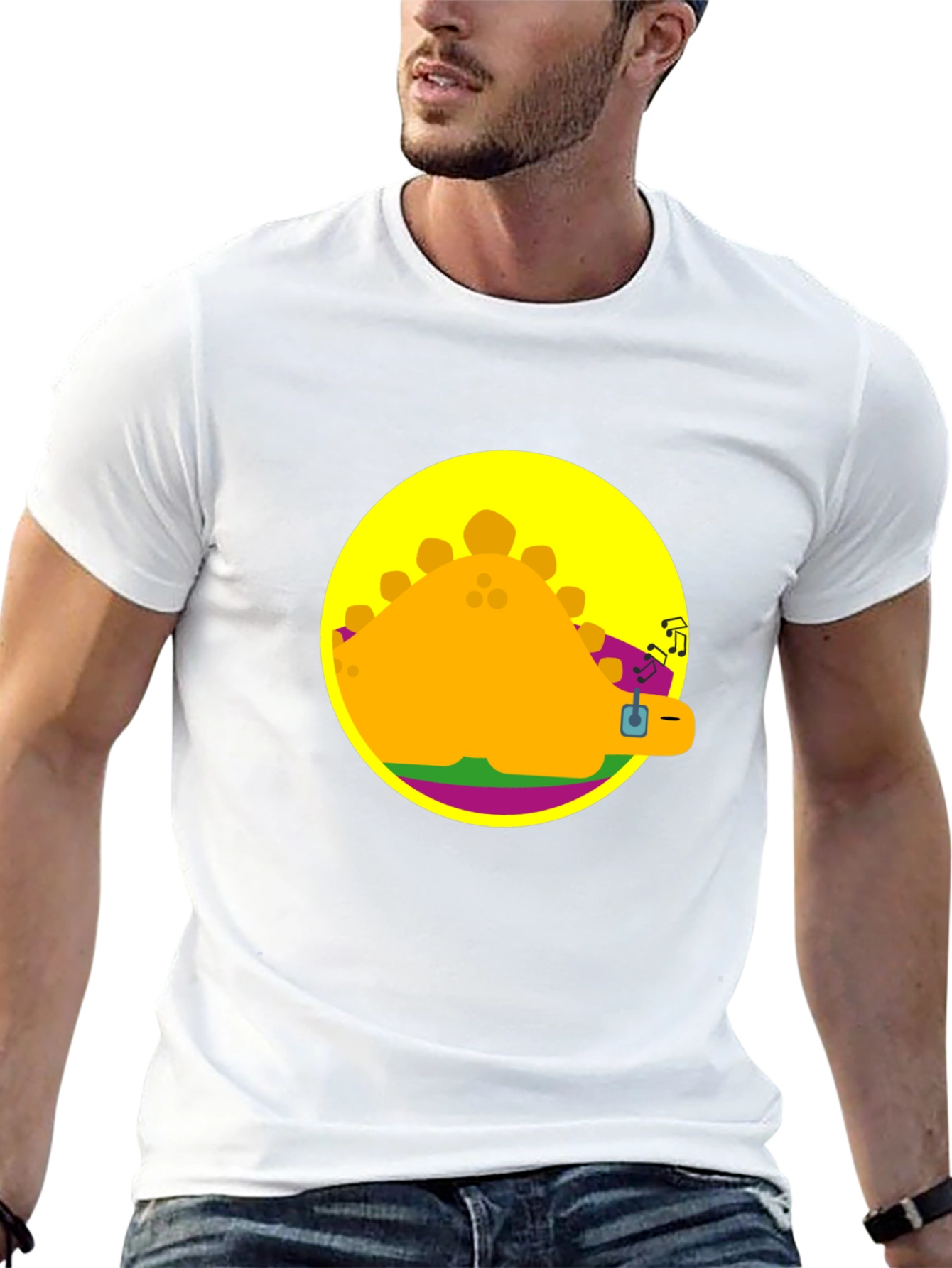 Dino Music Lover Tee
