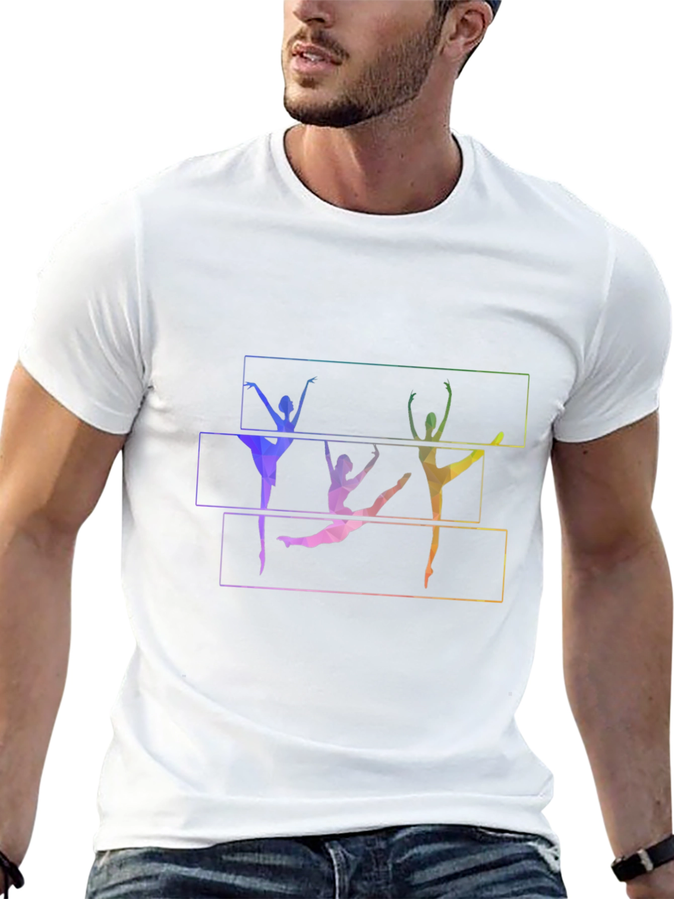 Ballet Dancer Graphic Tee - Trendy Unisex T-Shirt