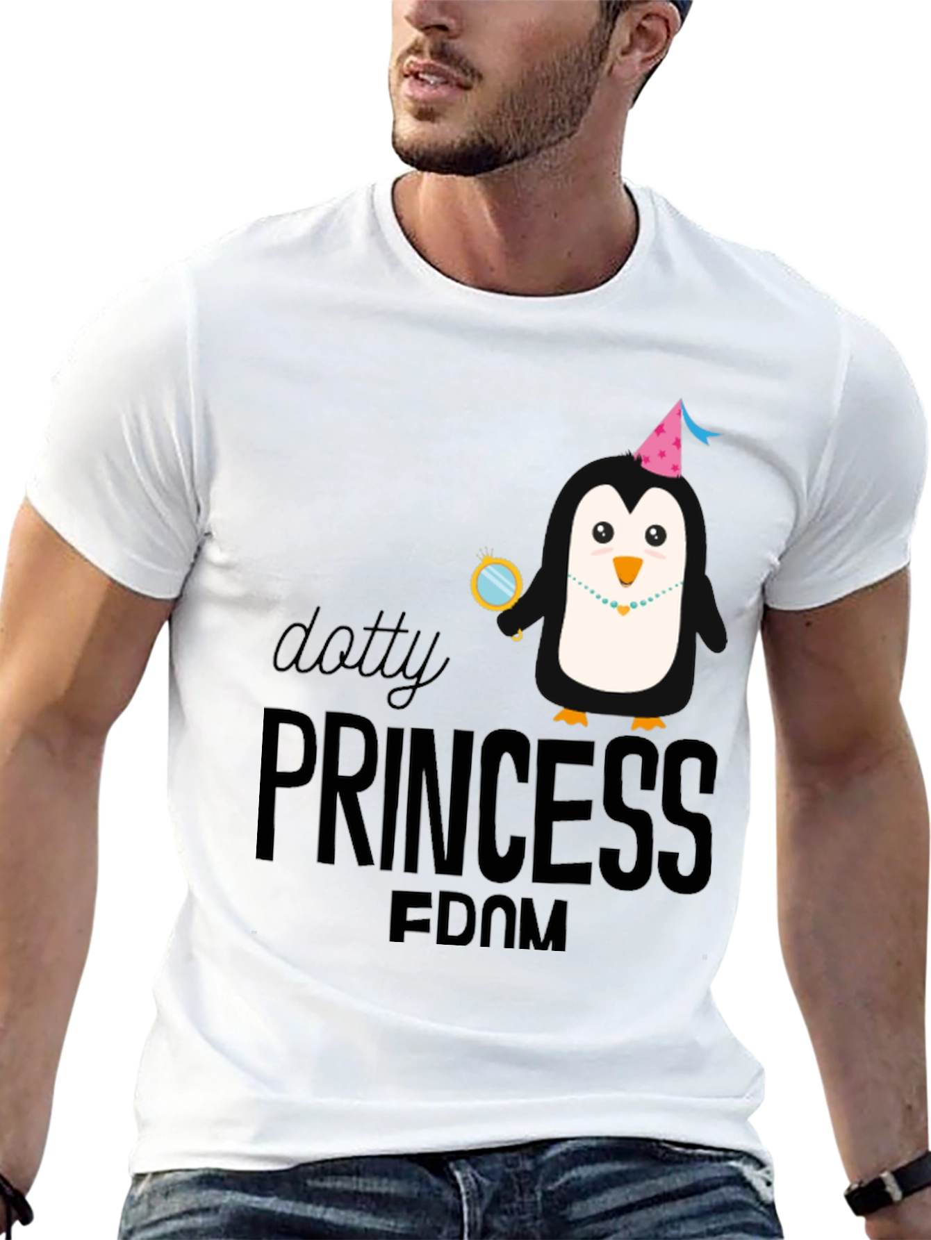 Dotty Princess Penguin T-Shirt