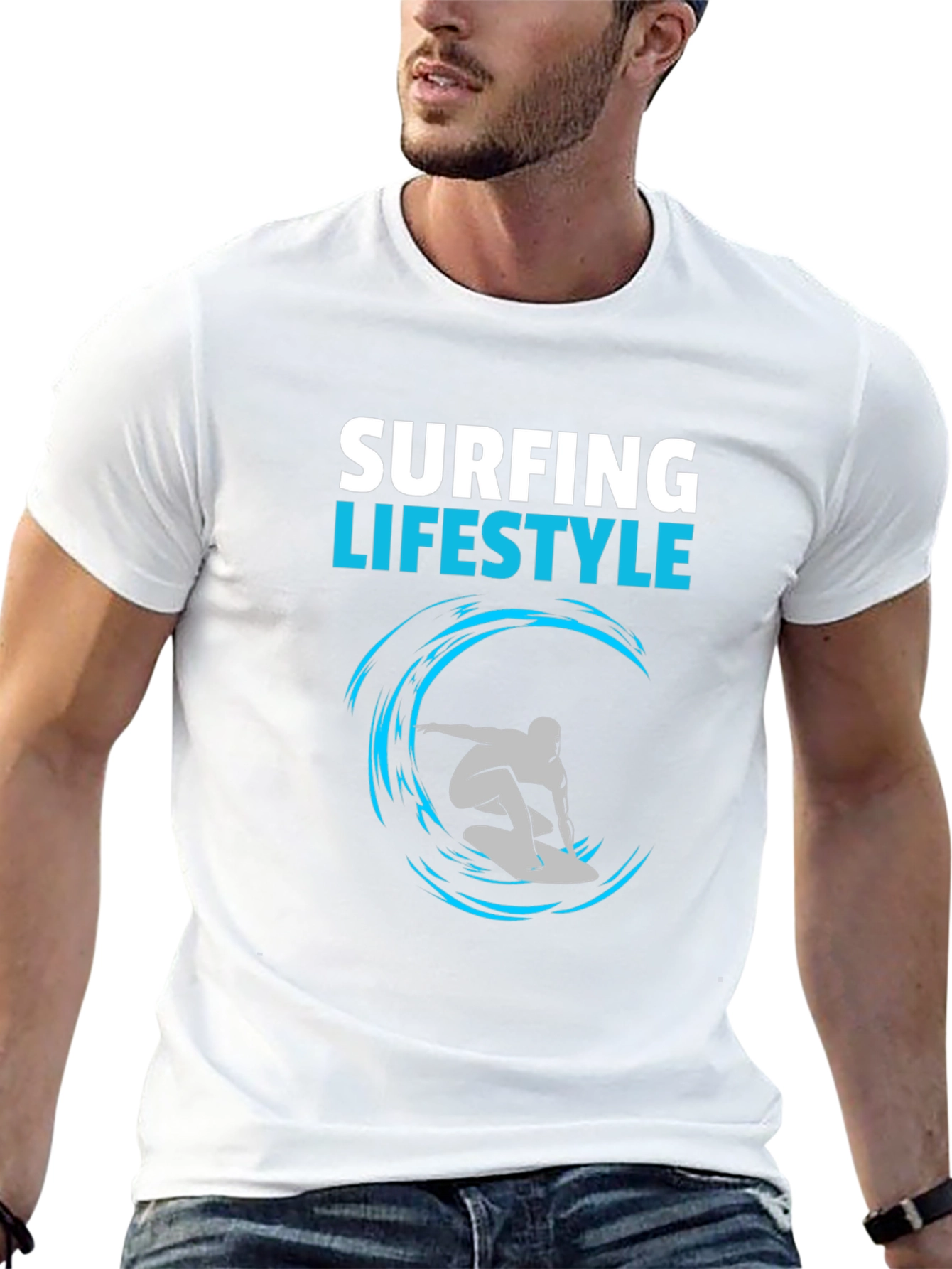 Surfing Lifestyle Graphic Tee