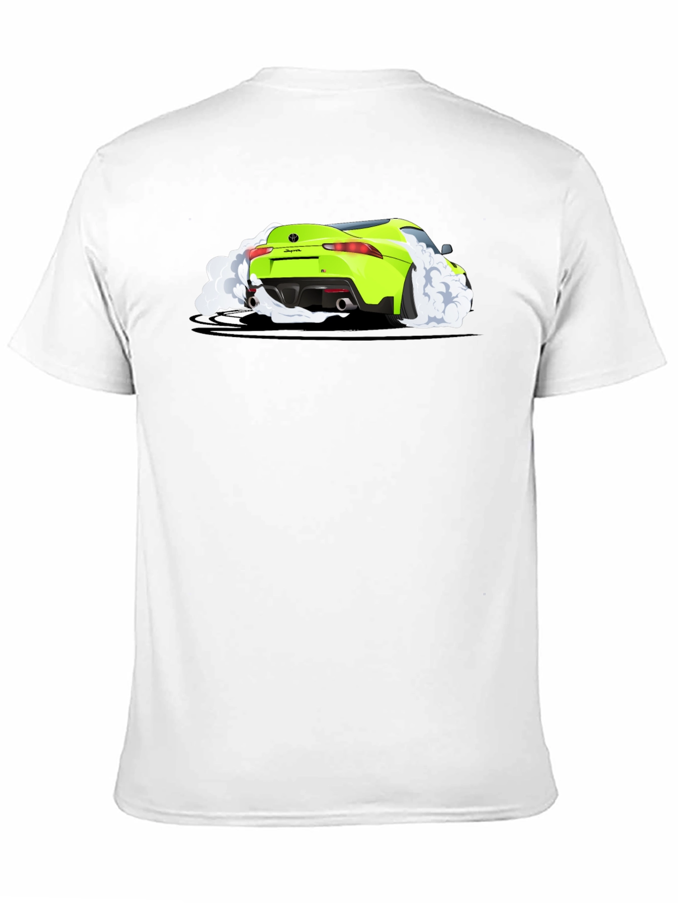 Supra Burnout Tee - Black Cotton Graphic T-Shirt