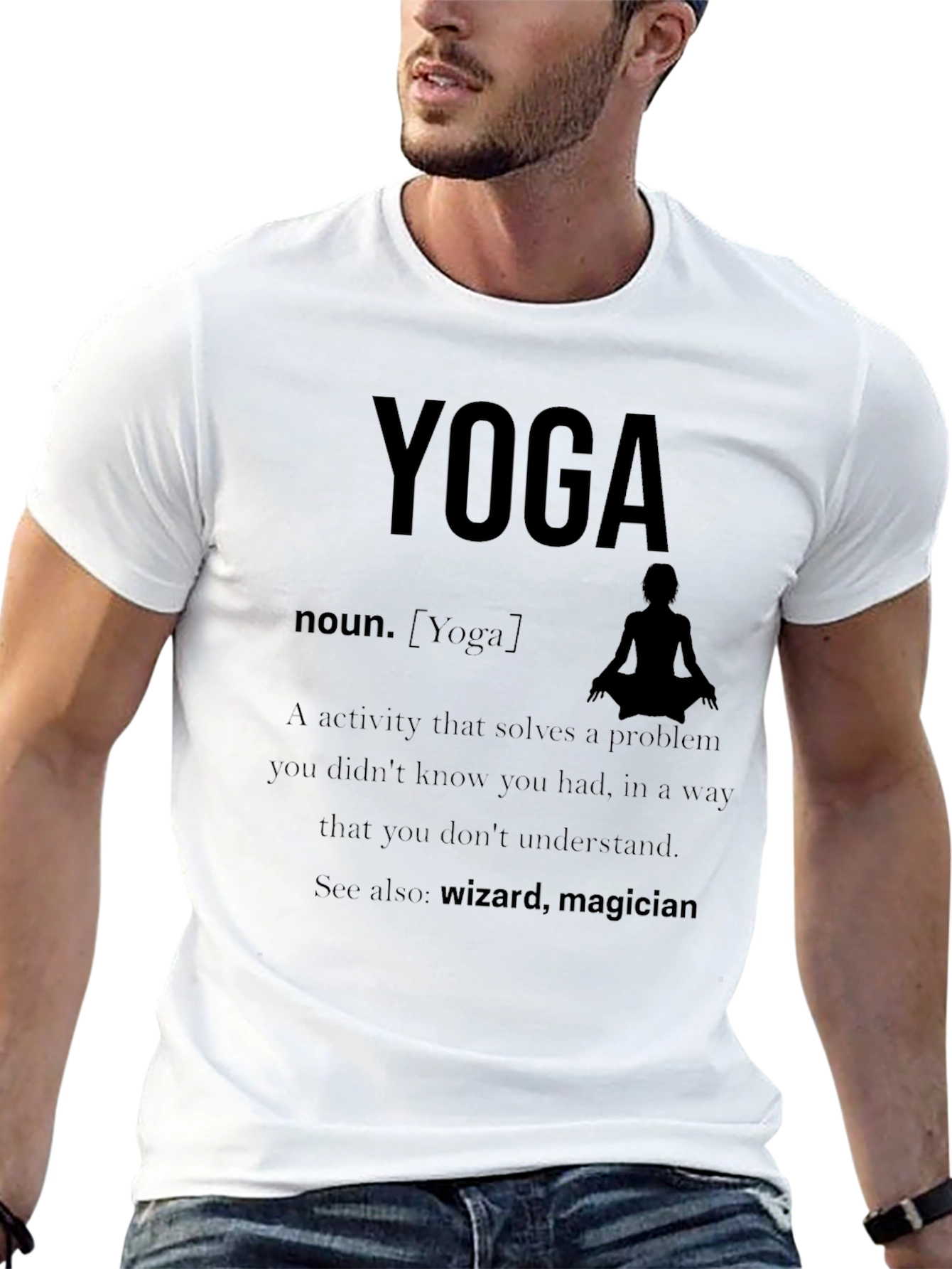 Yoga Definition Graphic Tee - Soft Cotton T-Shirt