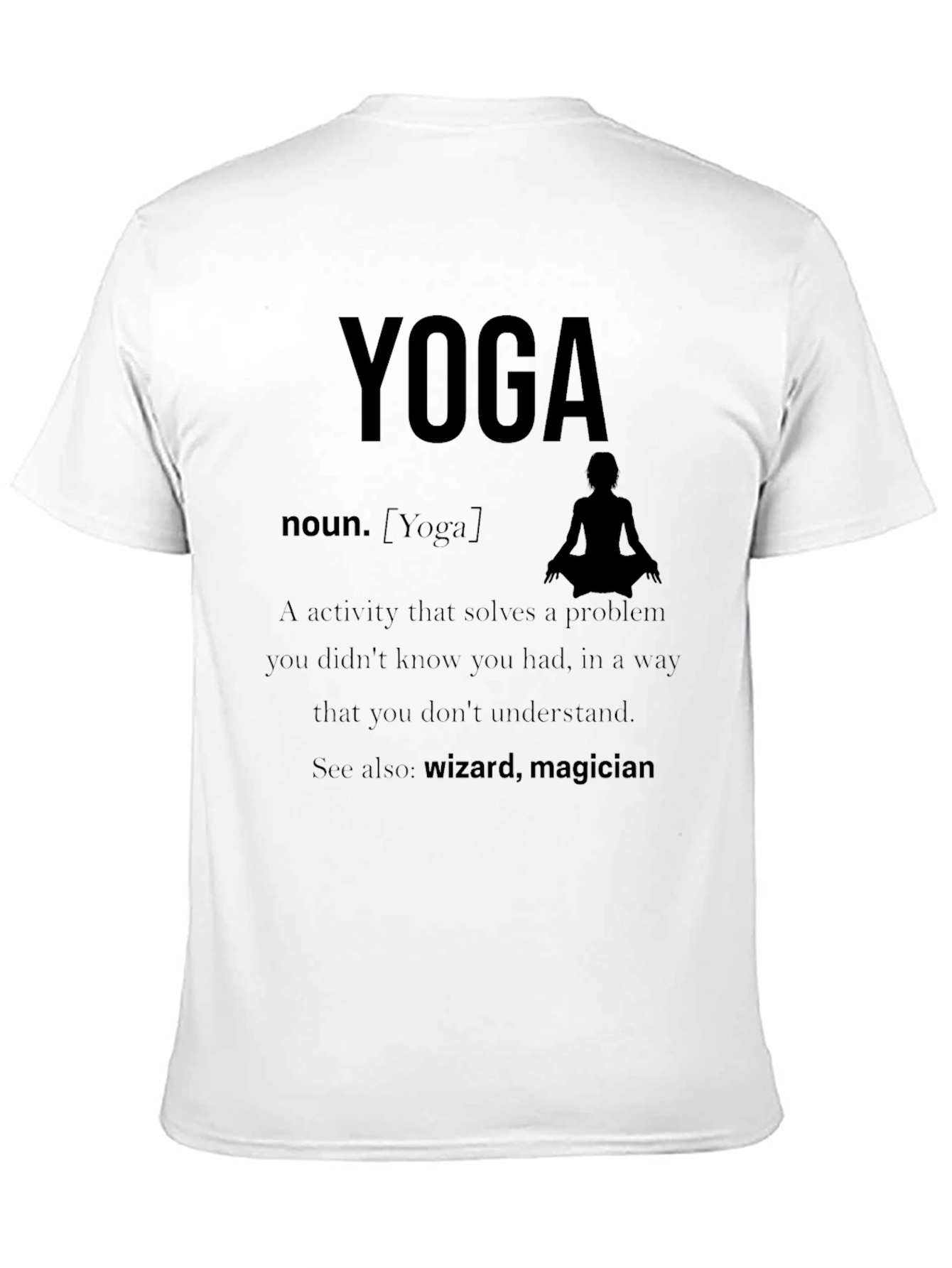 Yoga Definition Graphic Tee - Soft Cotton T-Shirt