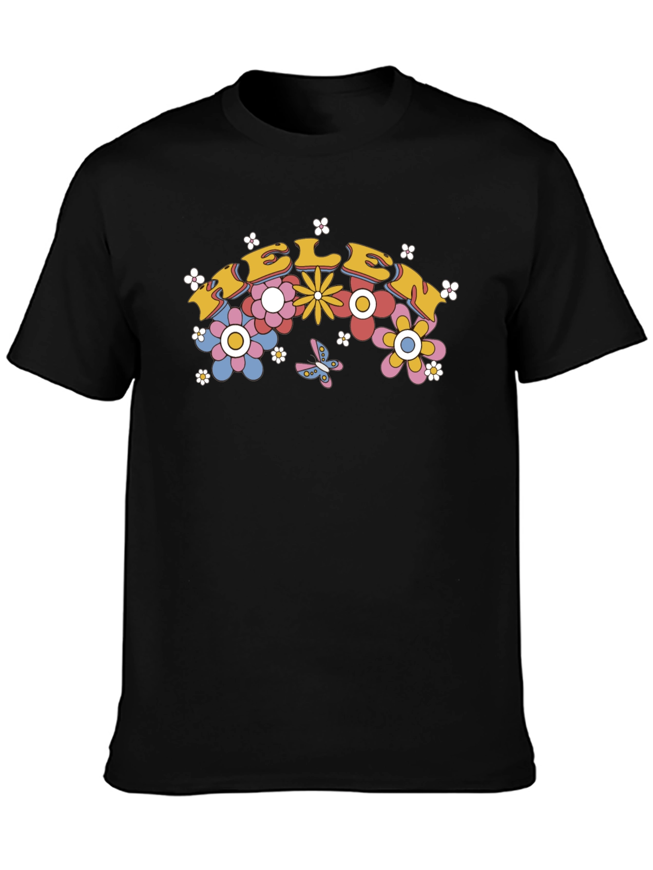 Retro Floral Eleven Graphic Tee