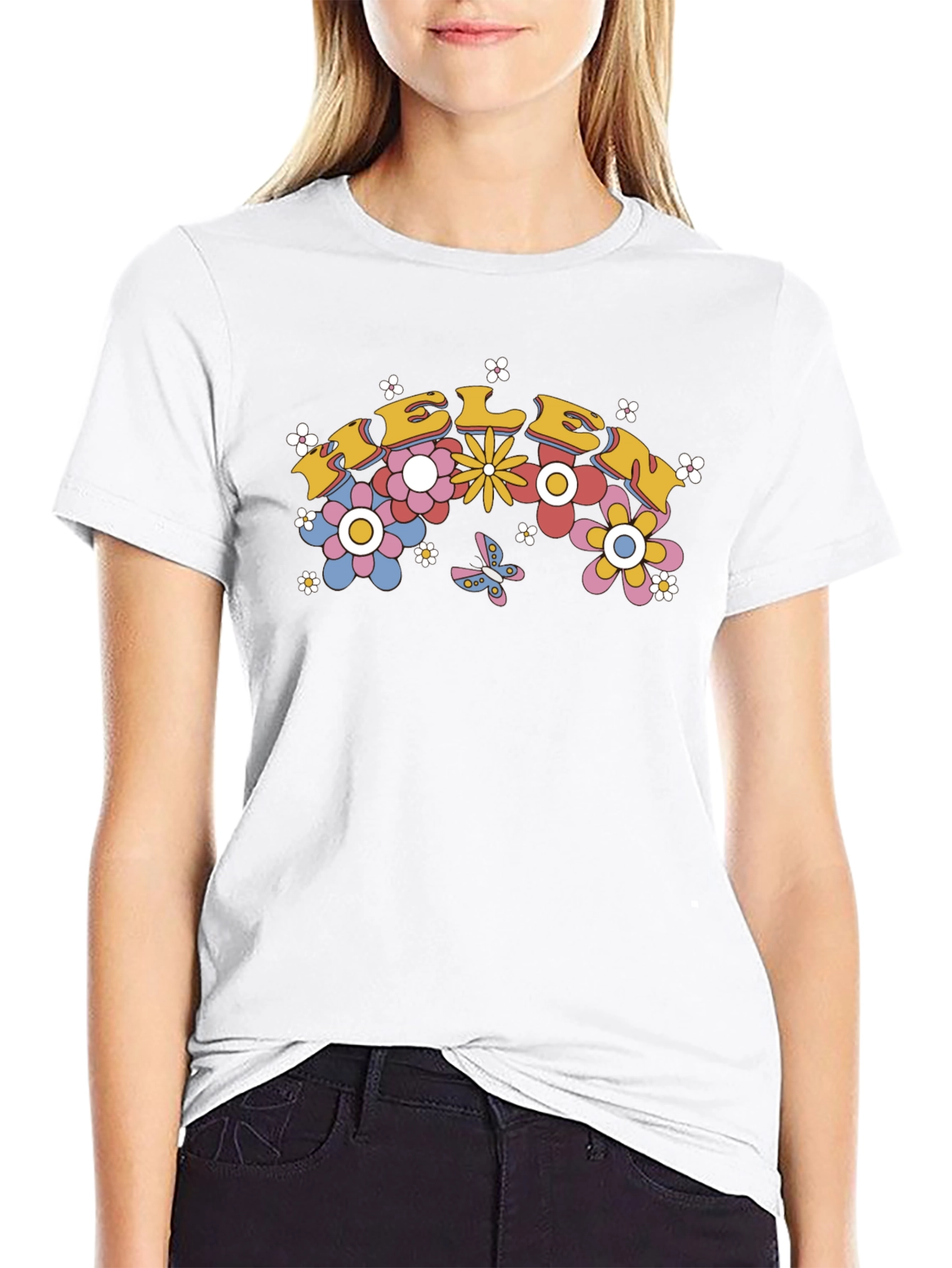 Retro Floral Eleven Graphic Tee