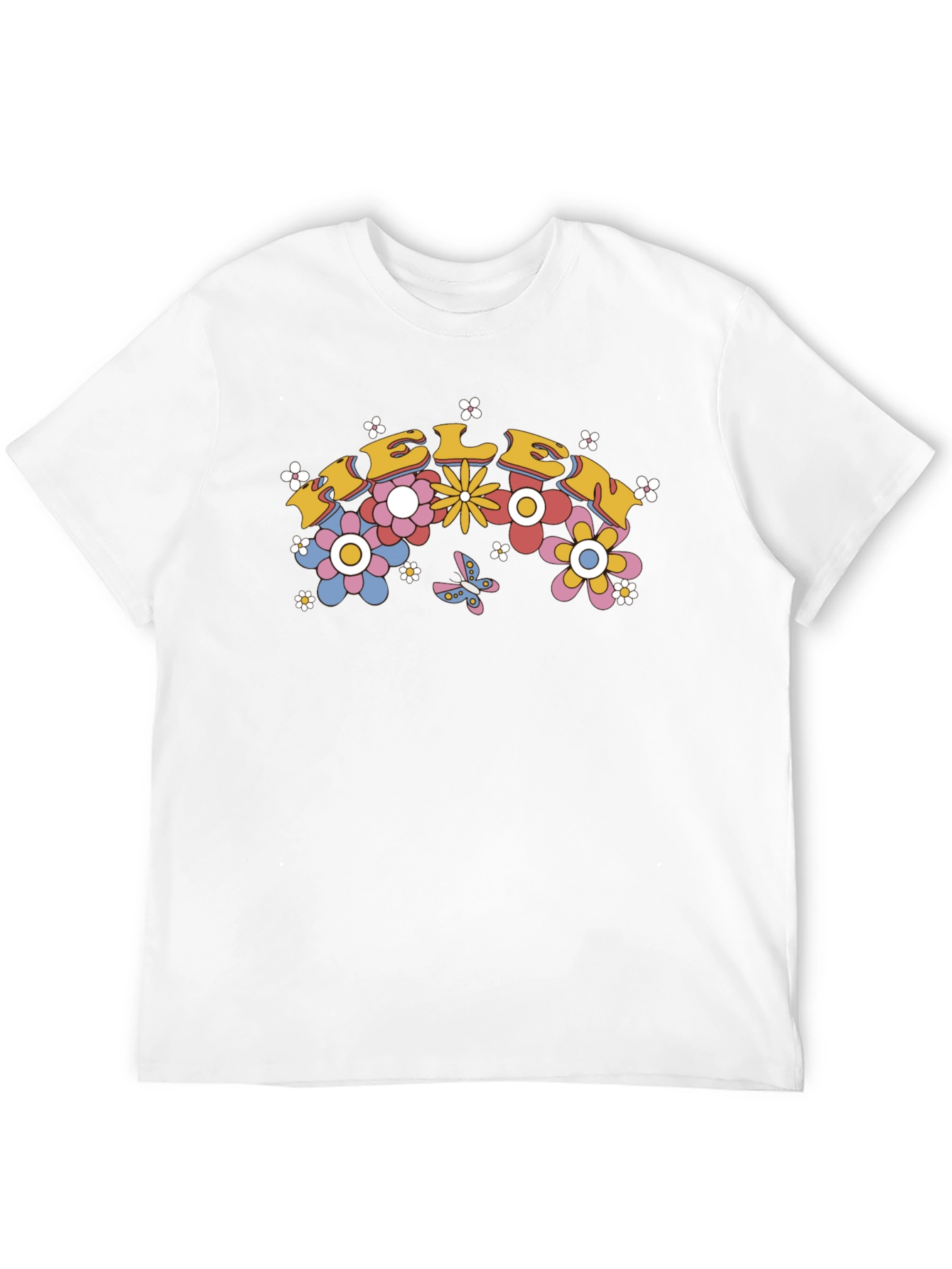 Retro Floral Eleven Graphic Tee