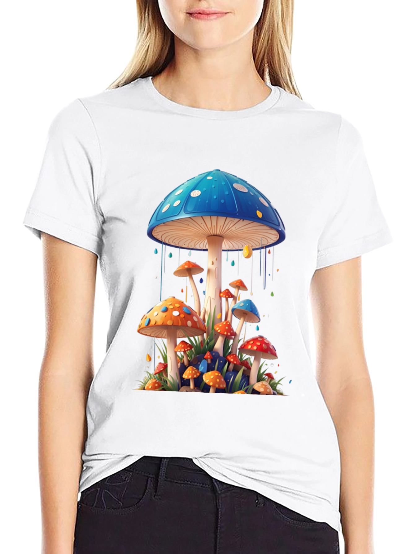 Mushroom Graphic T-Shirt - Unique Fungi Design