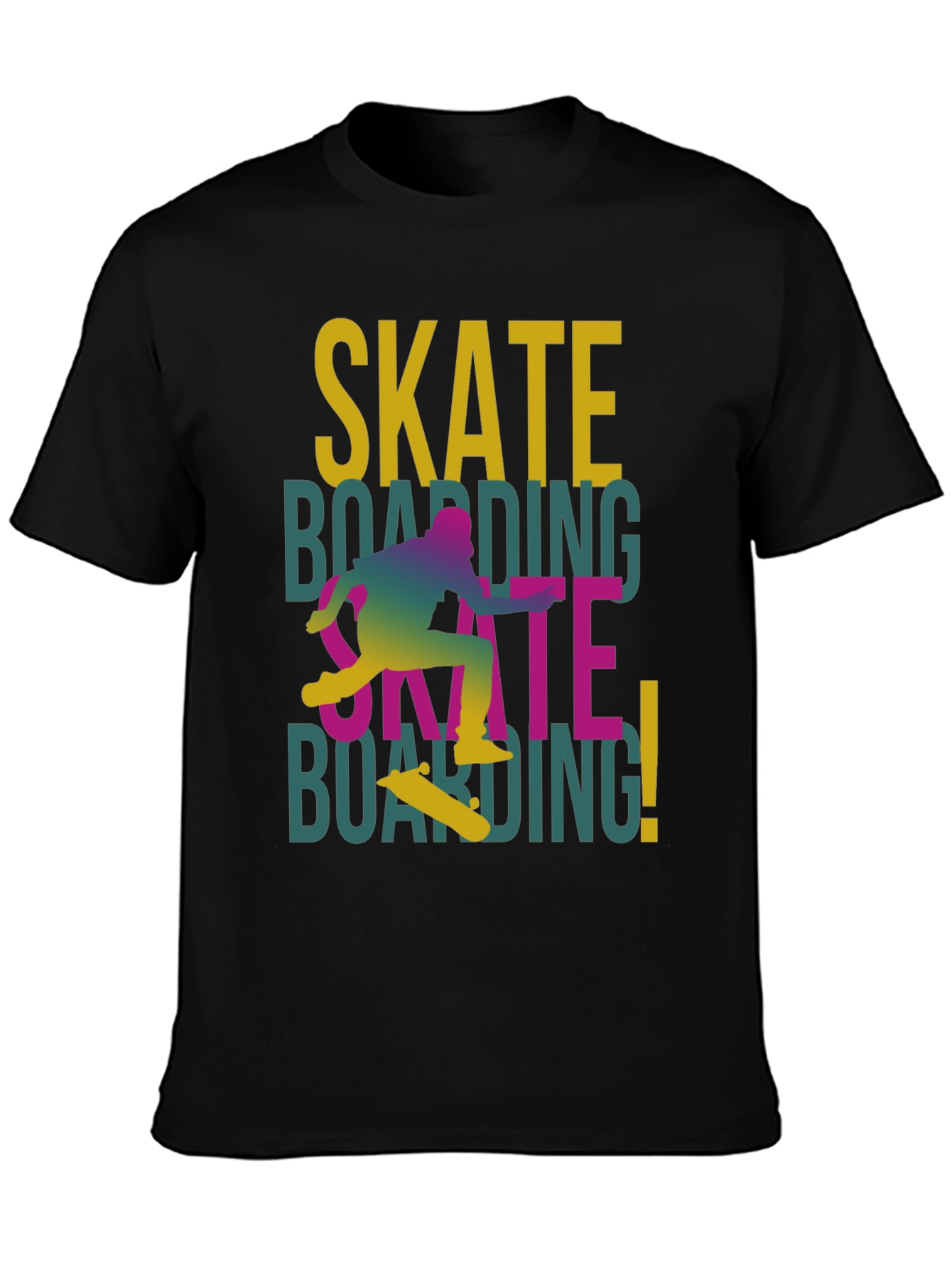 Skateboarding Graphic T-Shirt - Cool Casual Tee