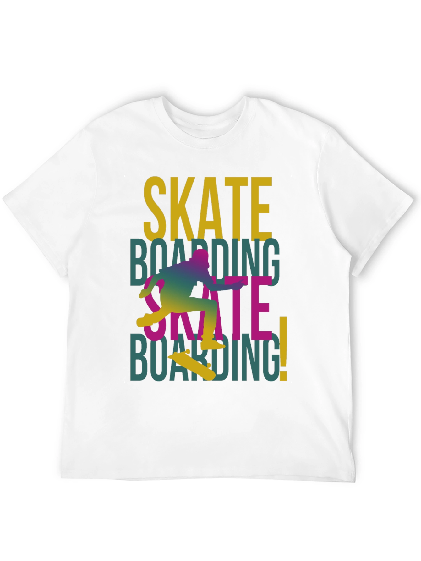 Skateboarding Graphic T-Shirt - Cool Casual Tee
