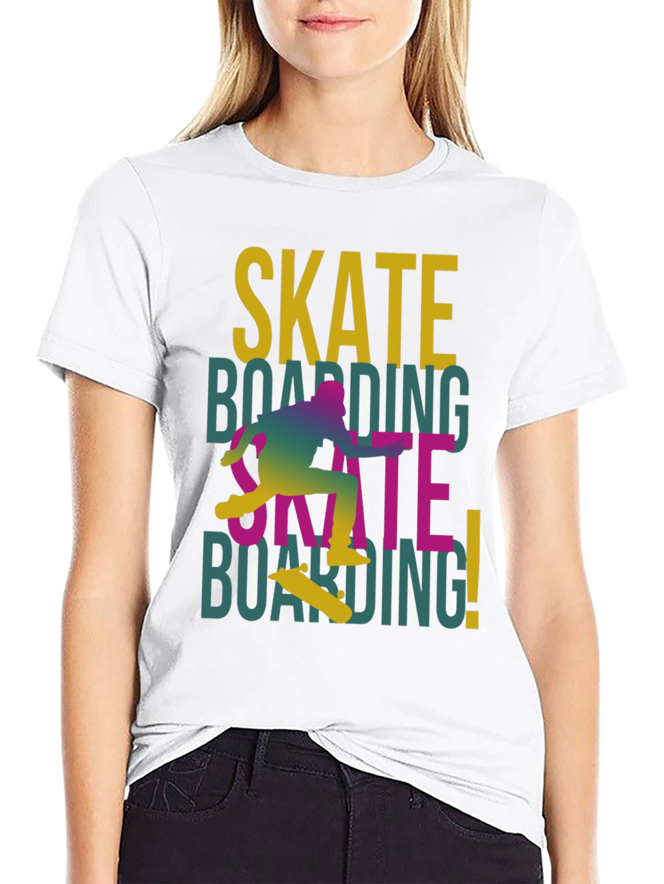 Skateboarding Graphic T-Shirt - Cool Casual Tee