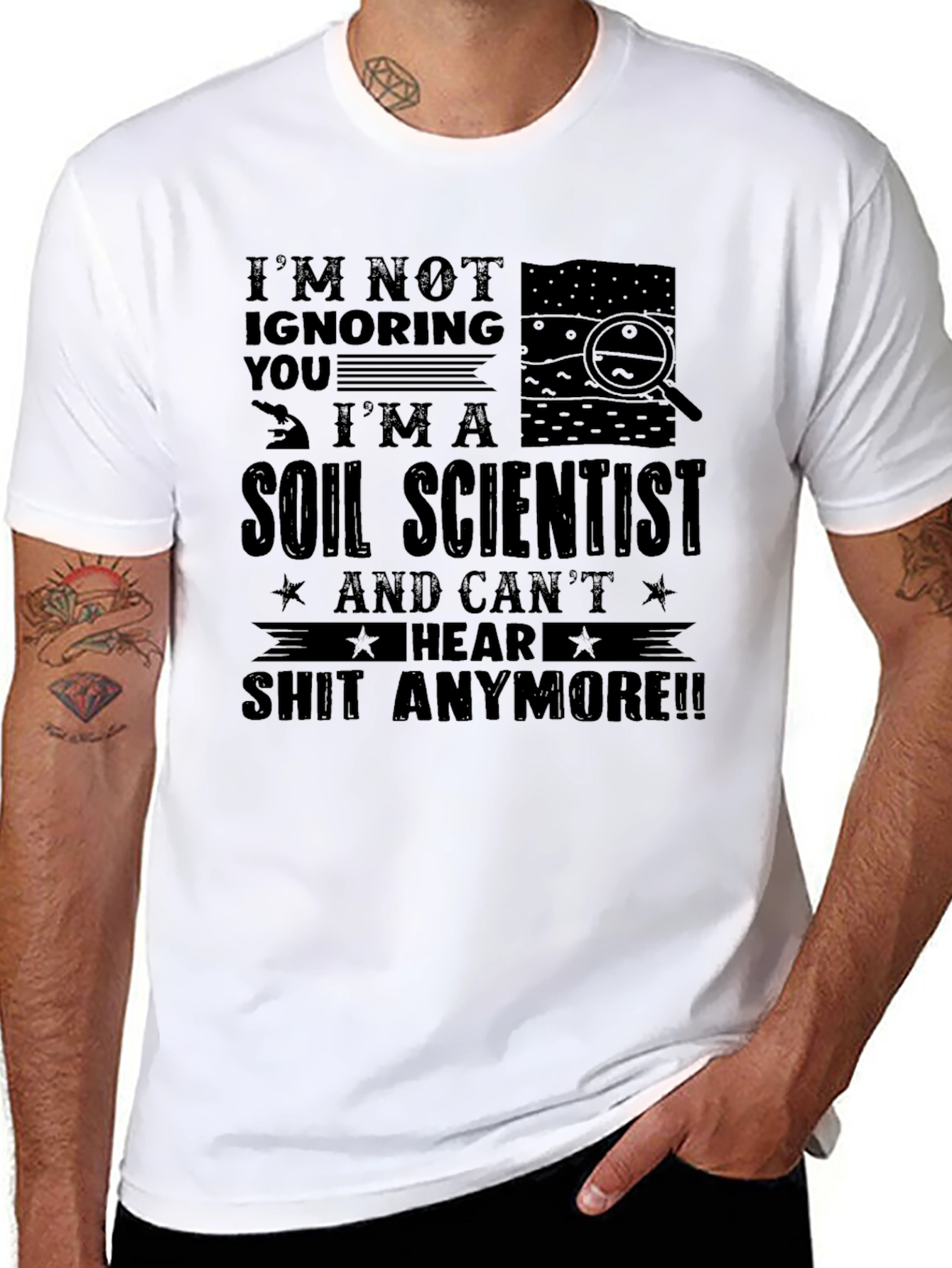 Soil Scientist Funny Graphic T-Shirt