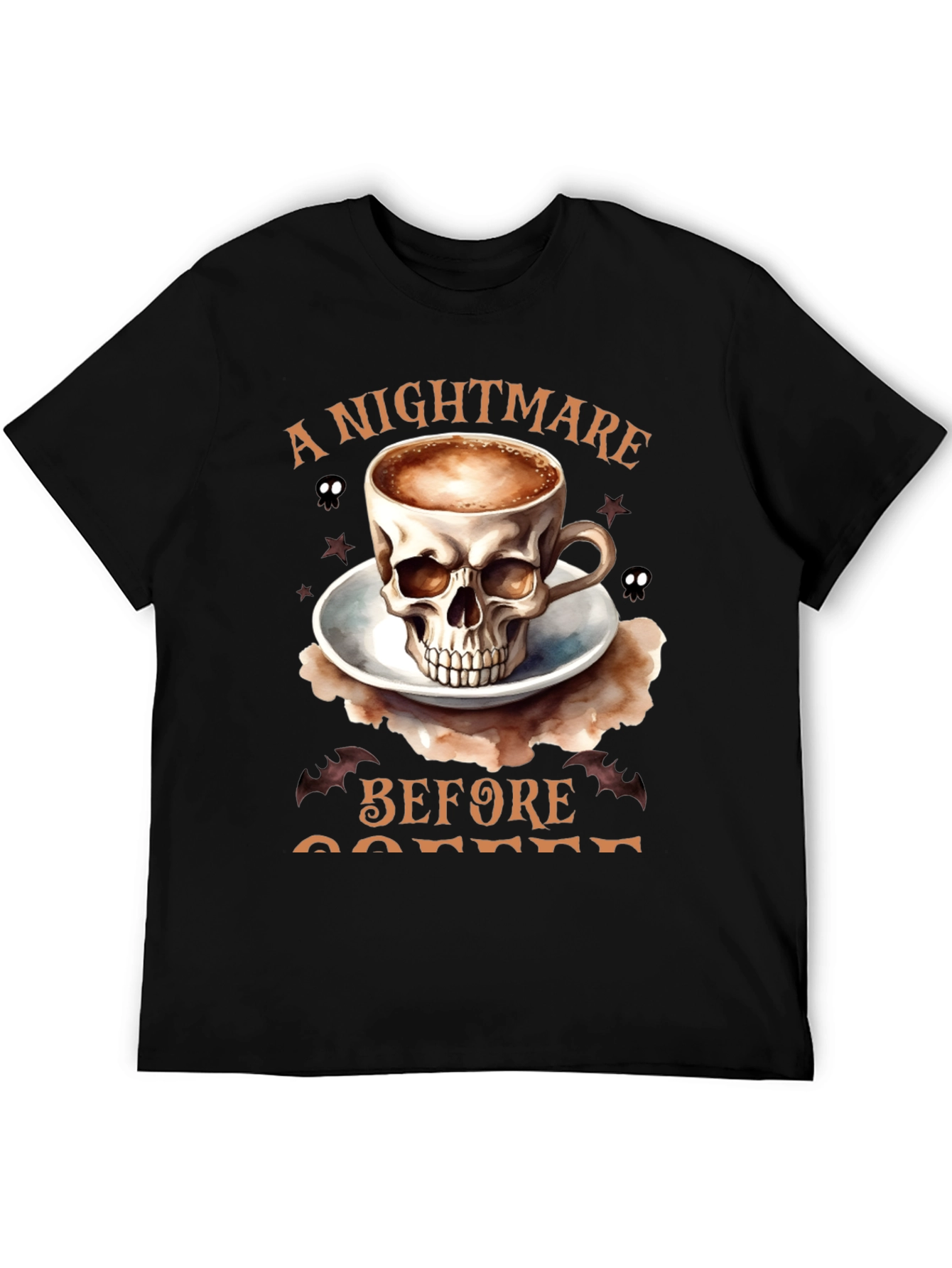 Nightmare Before Coffee Graphic T-Shirt