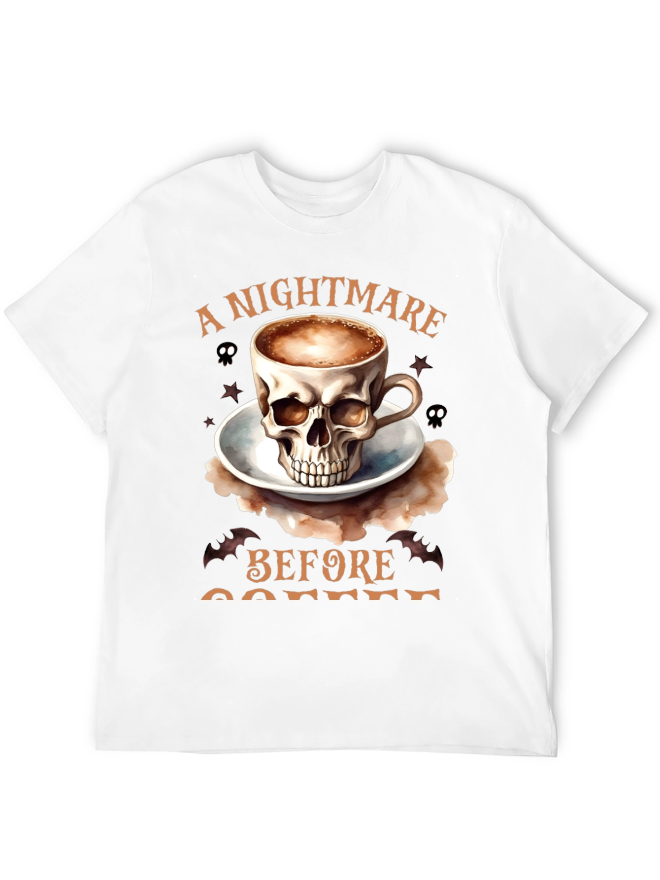 Nightmare Before Coffee Graphic T-Shirt