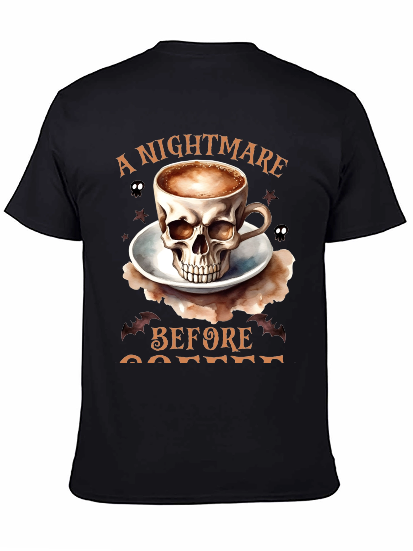 Nightmare Before Coffee Graphic T-Shirt