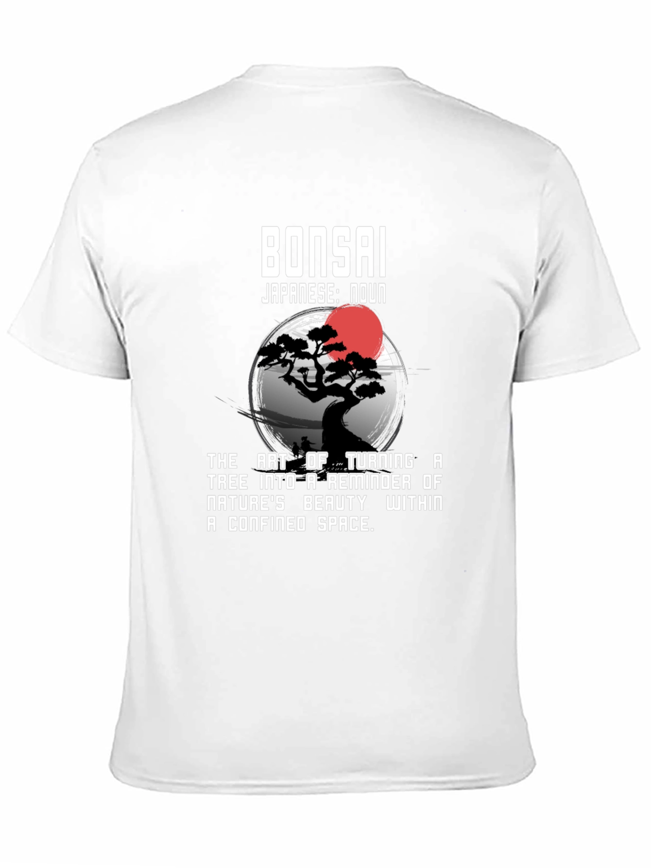 Bonsai Art Black T-Shirt