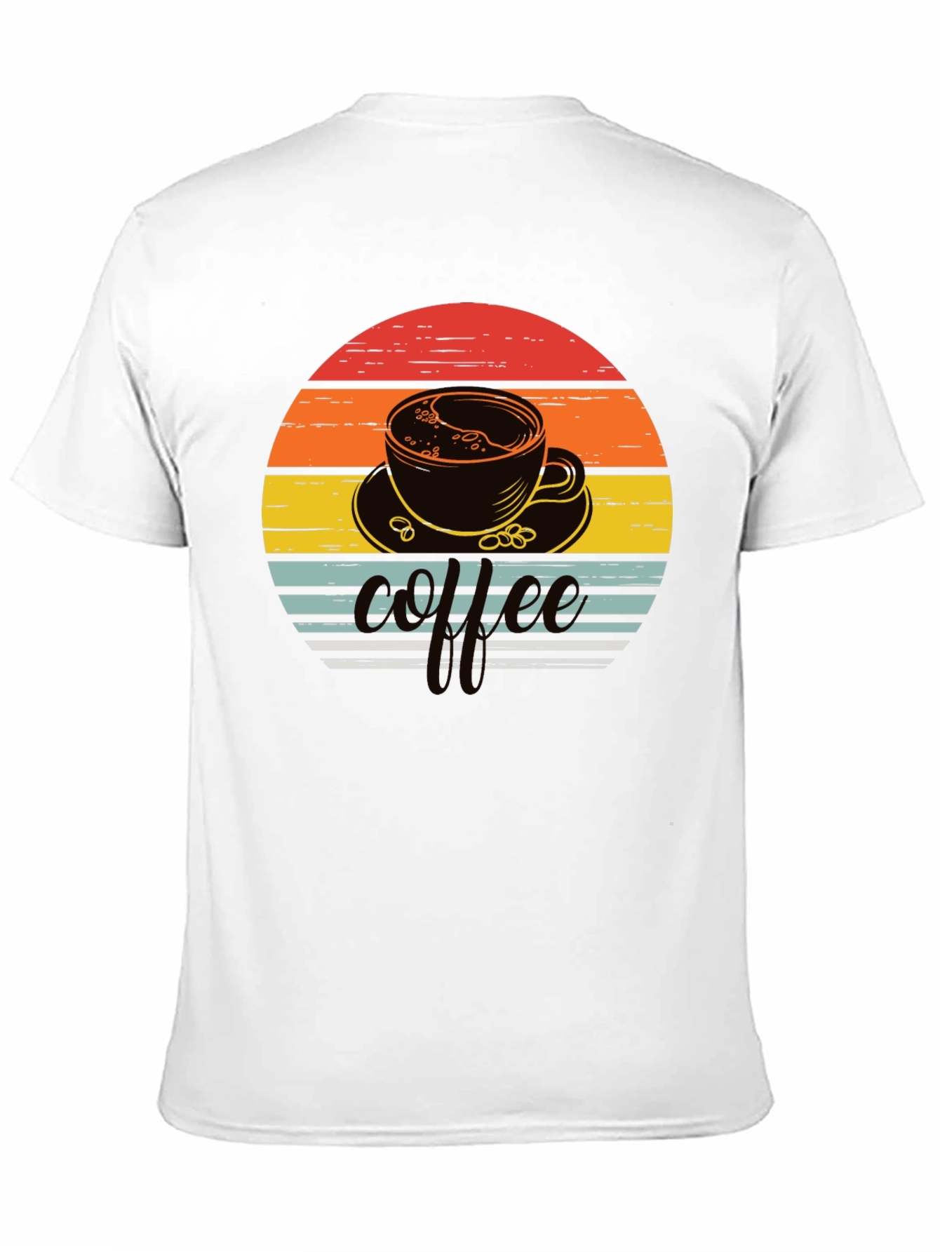 Retro Coffee Sunset Graphic Tee