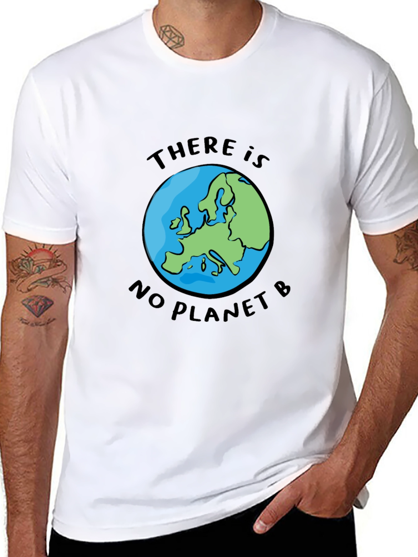 There Is No Planet B Earth Graphic T-Shirt