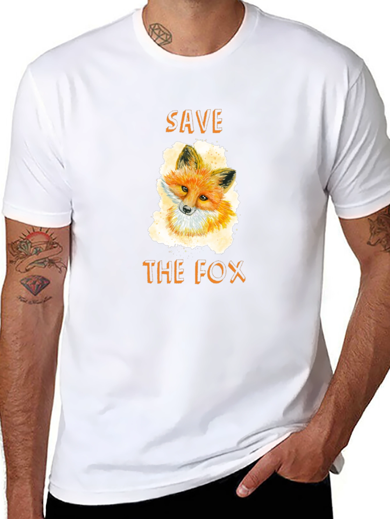 Save the Fox T-Shirt - Animal Lover Tee