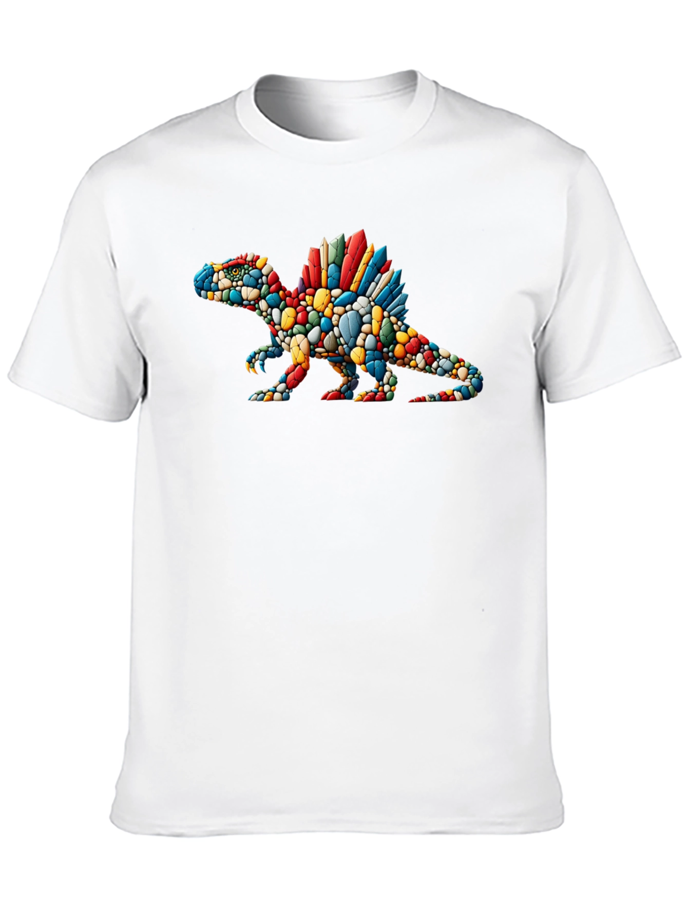 Dino Mosaic Graphic Tee - Black T-Shirt
