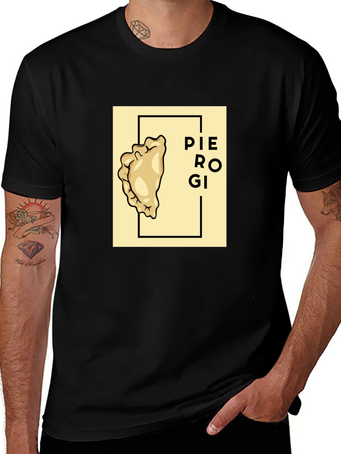 Pierogi Graphic T-Shirt - Unisex Crew Neck