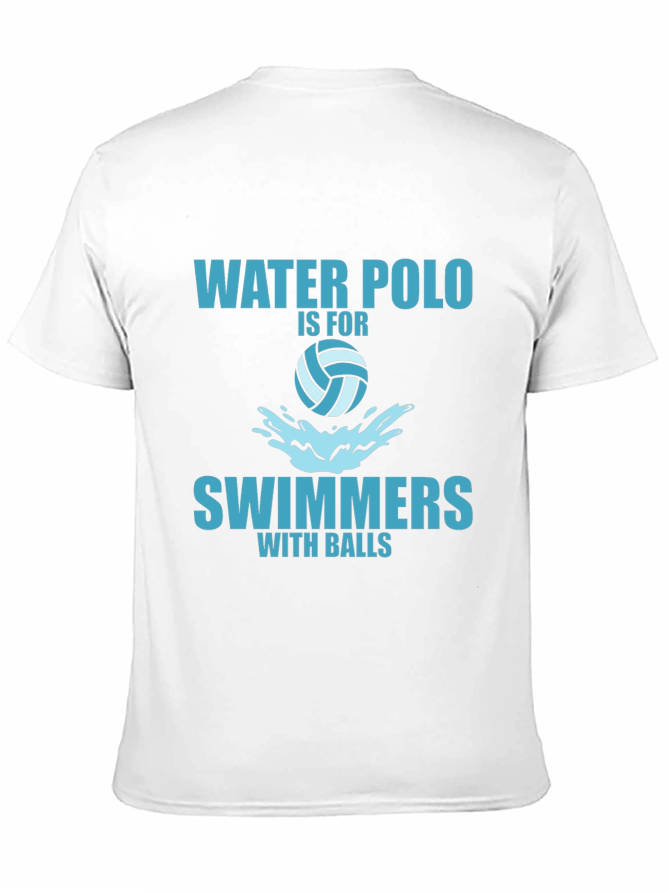 Water Polo Swimmers with Balls Graphic Tee