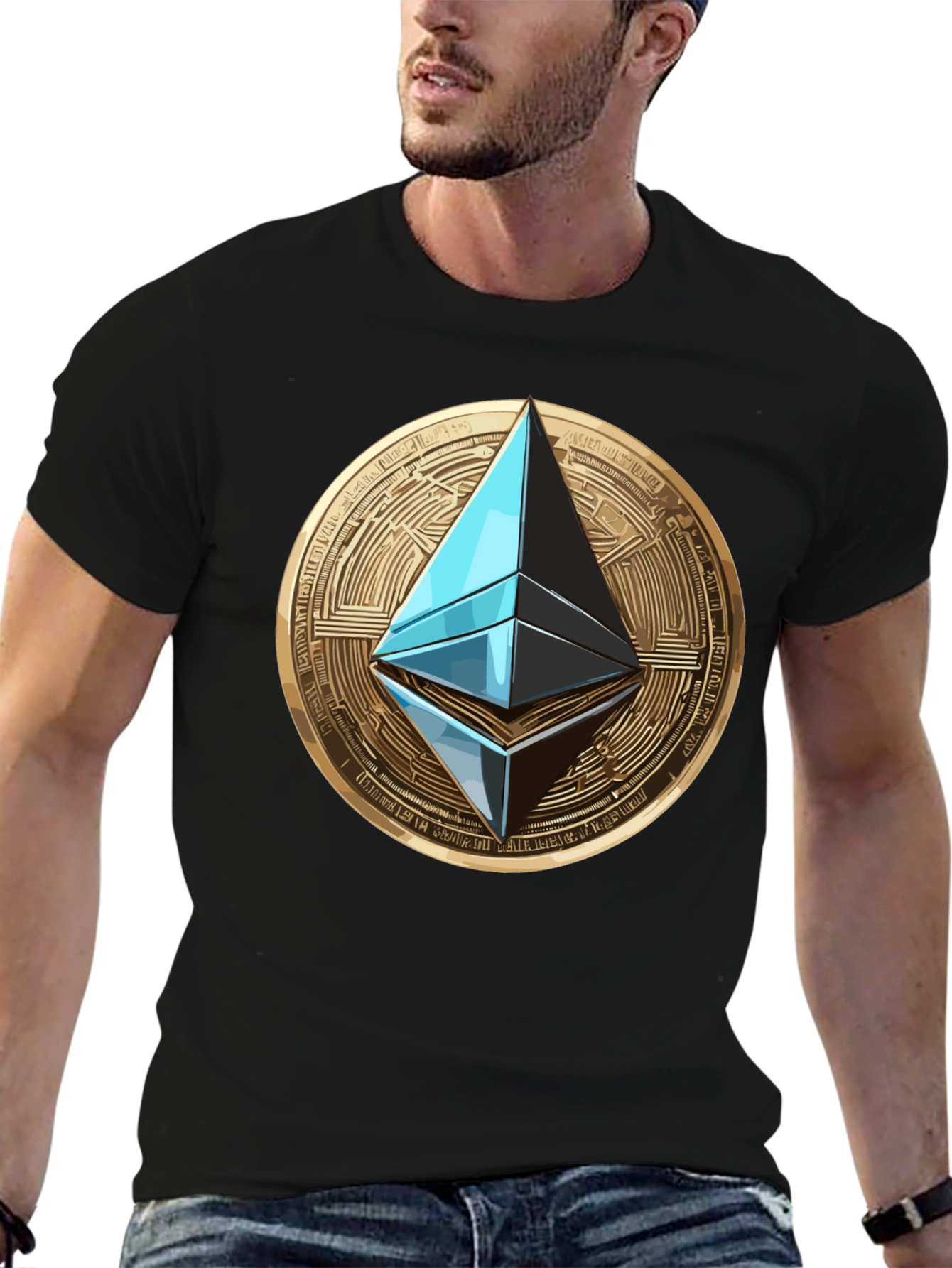 Ethereum Crypto Black T-Shirt