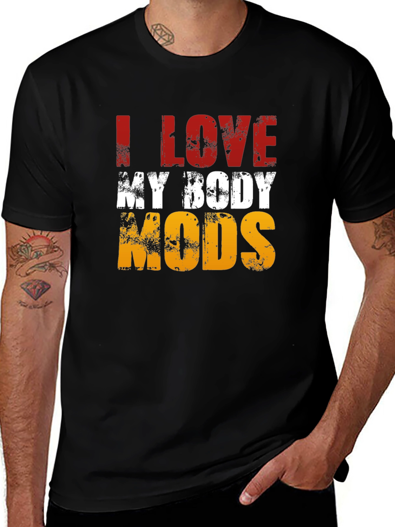 I LOVE MY BODY MODS Graphic T-Shirt