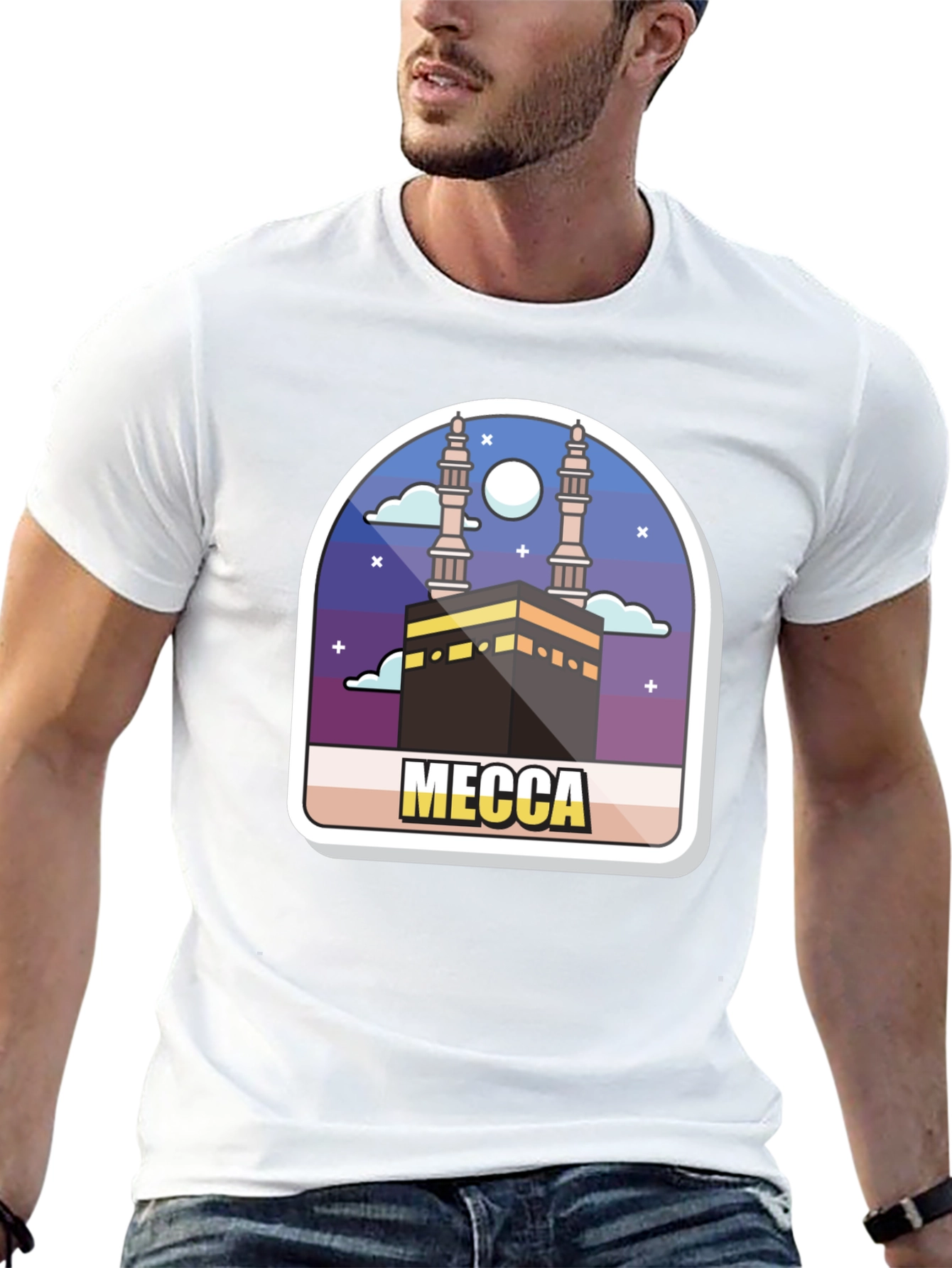 Mecca Graphic T-Shirt - Stylish Islamic Design