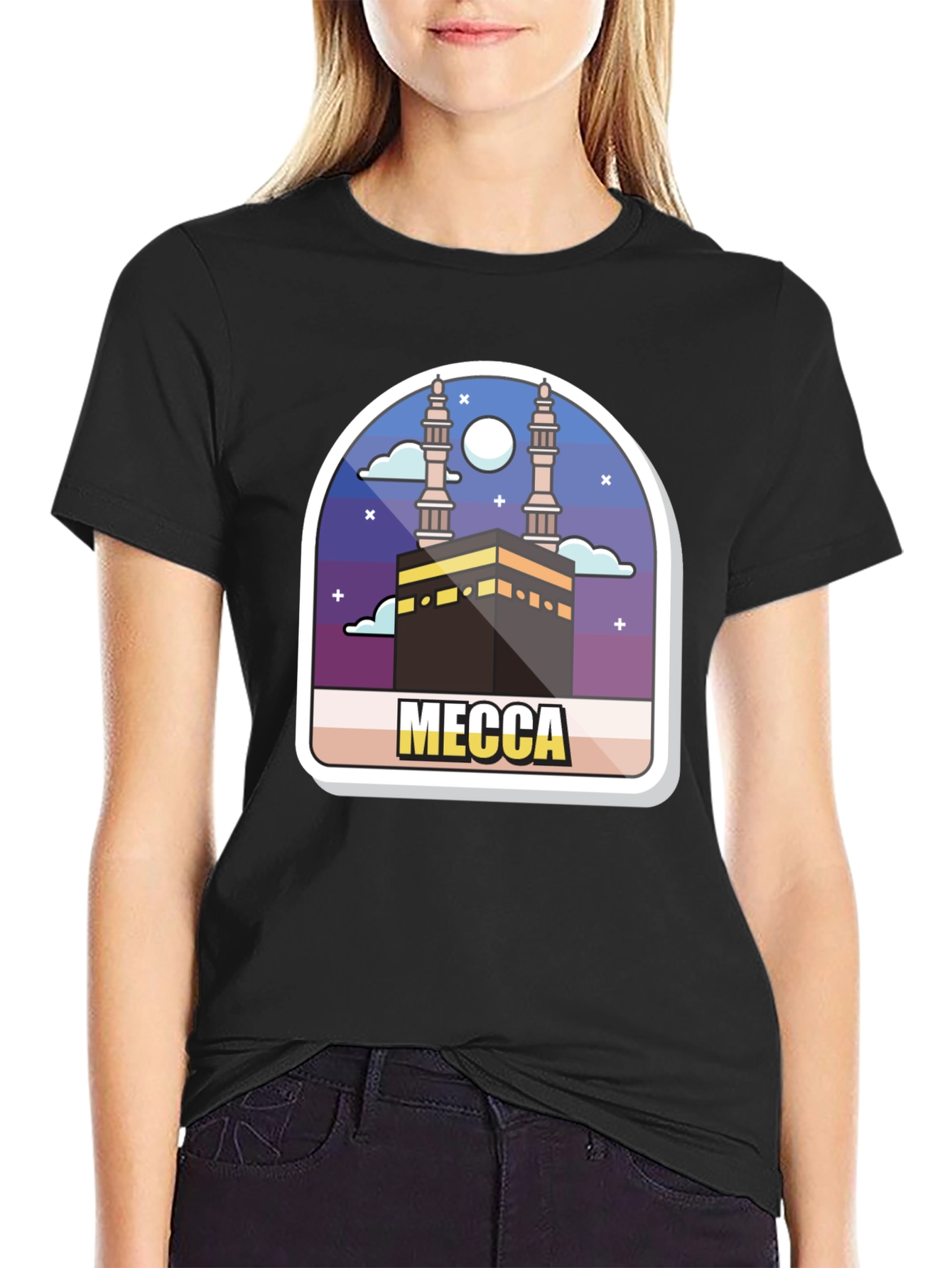 Mecca Graphic T-Shirt - Stylish Islamic Design