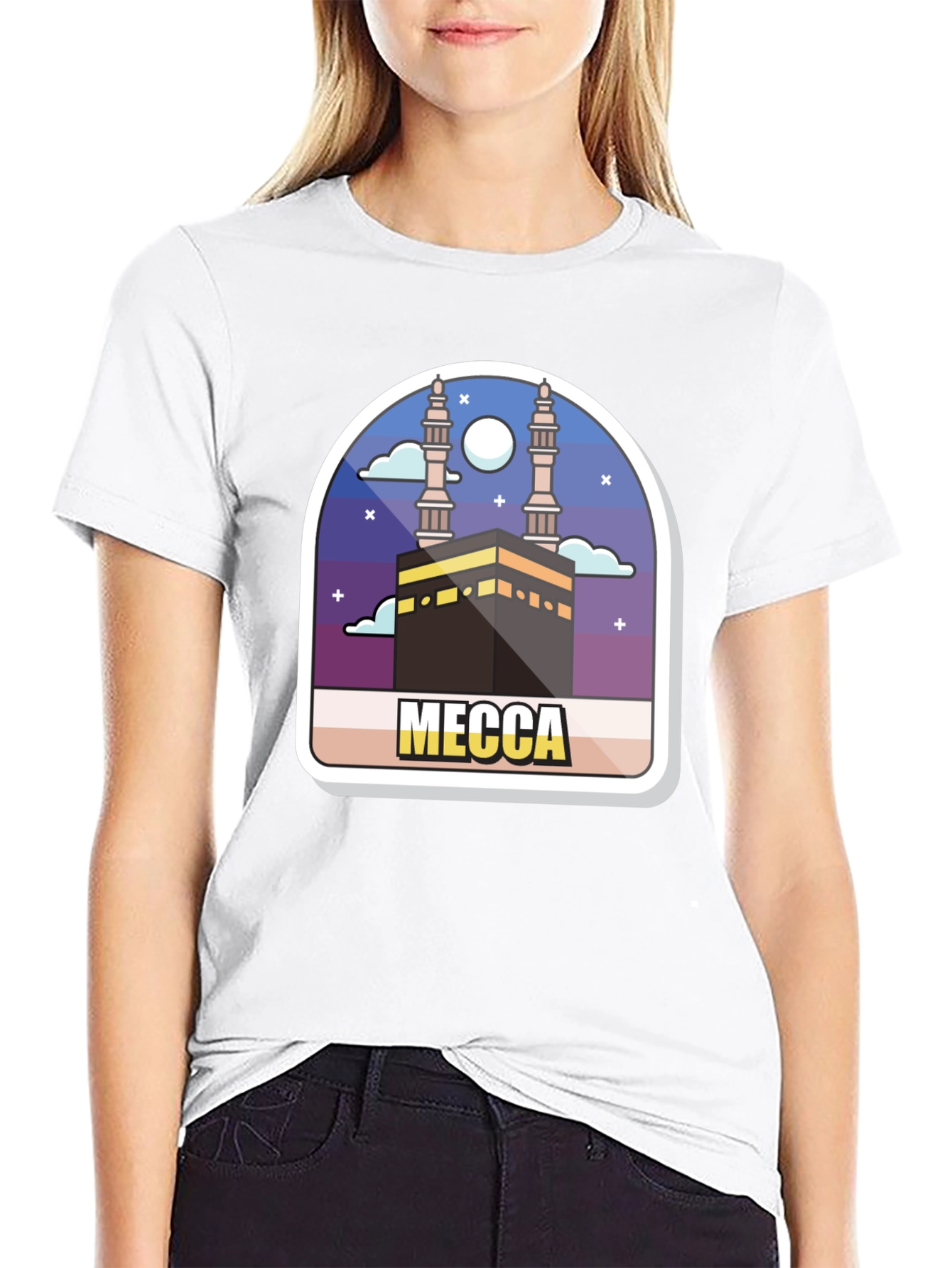 Mecca Graphic T-Shirt - Stylish Islamic Design