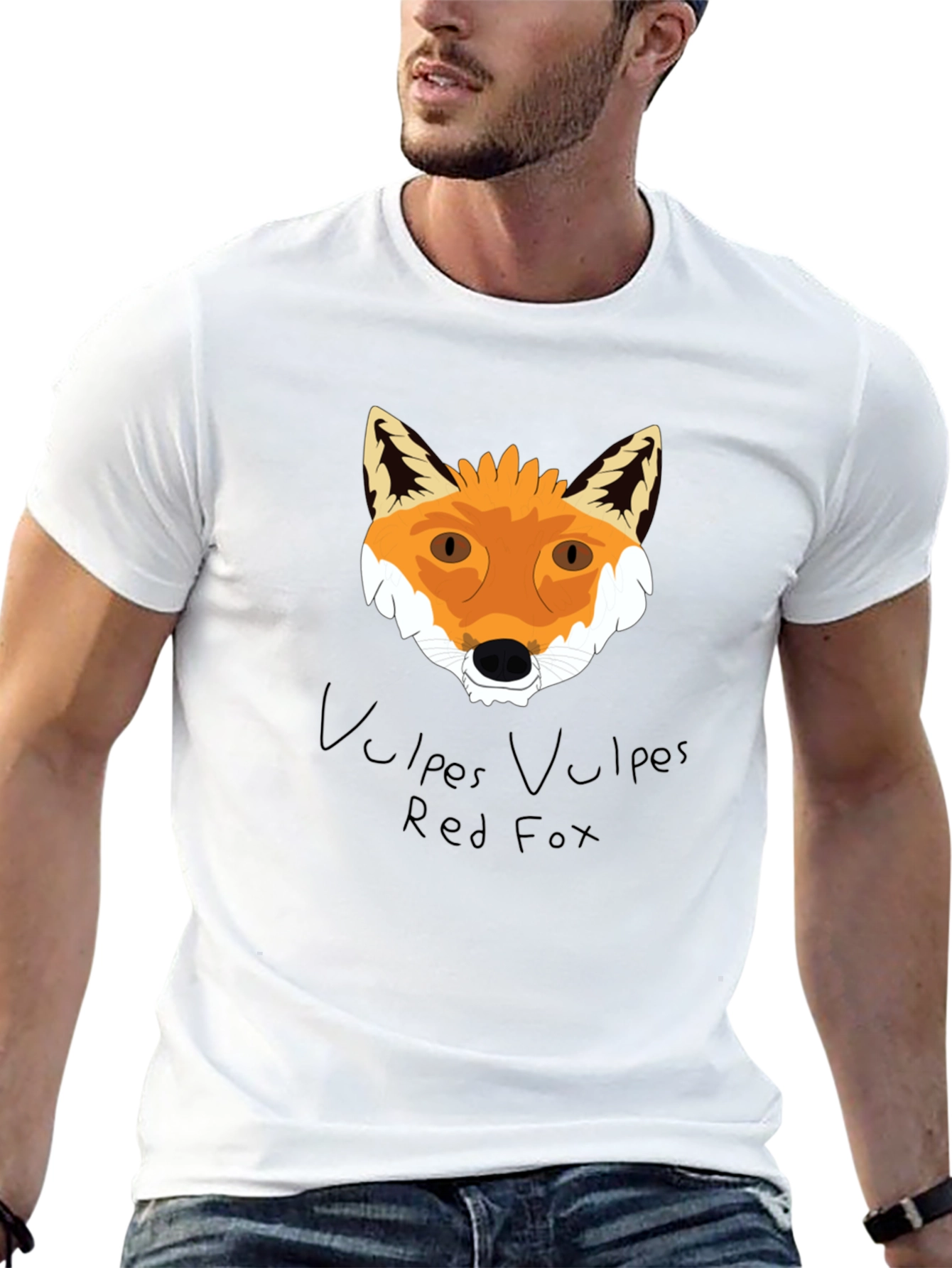 Red Fox Graphic Tee - Nature Lovers T-Shirt
