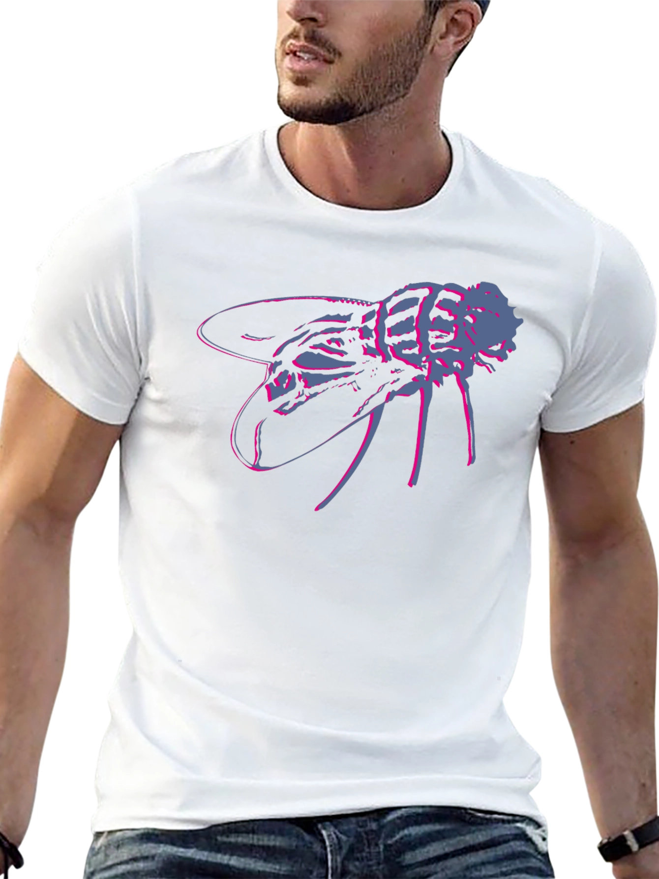 Fly Graphic Black T-Shirt - Bold & Unique Design
