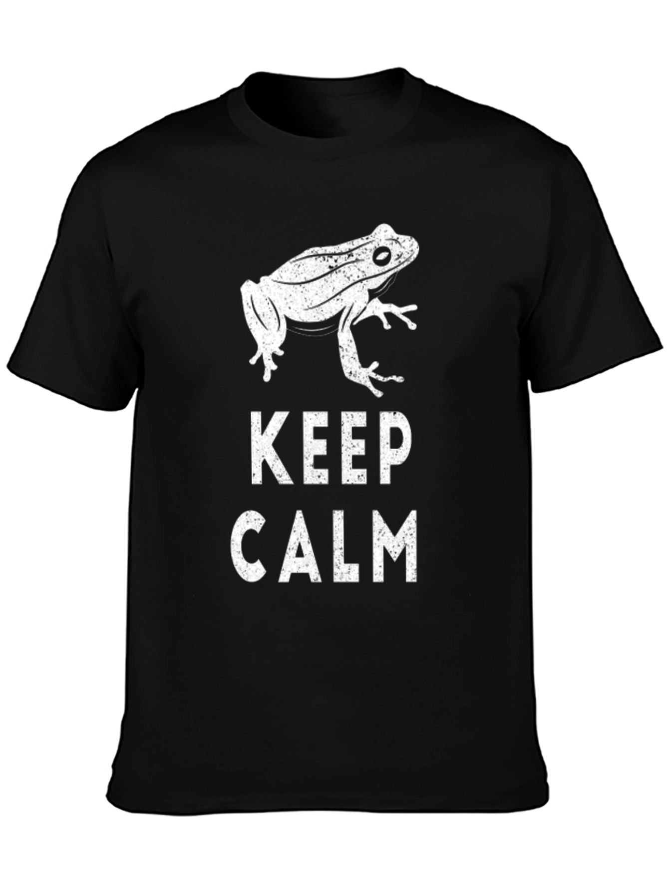 Keep Calm Frog T-Shirt - Relaxed Casual Style