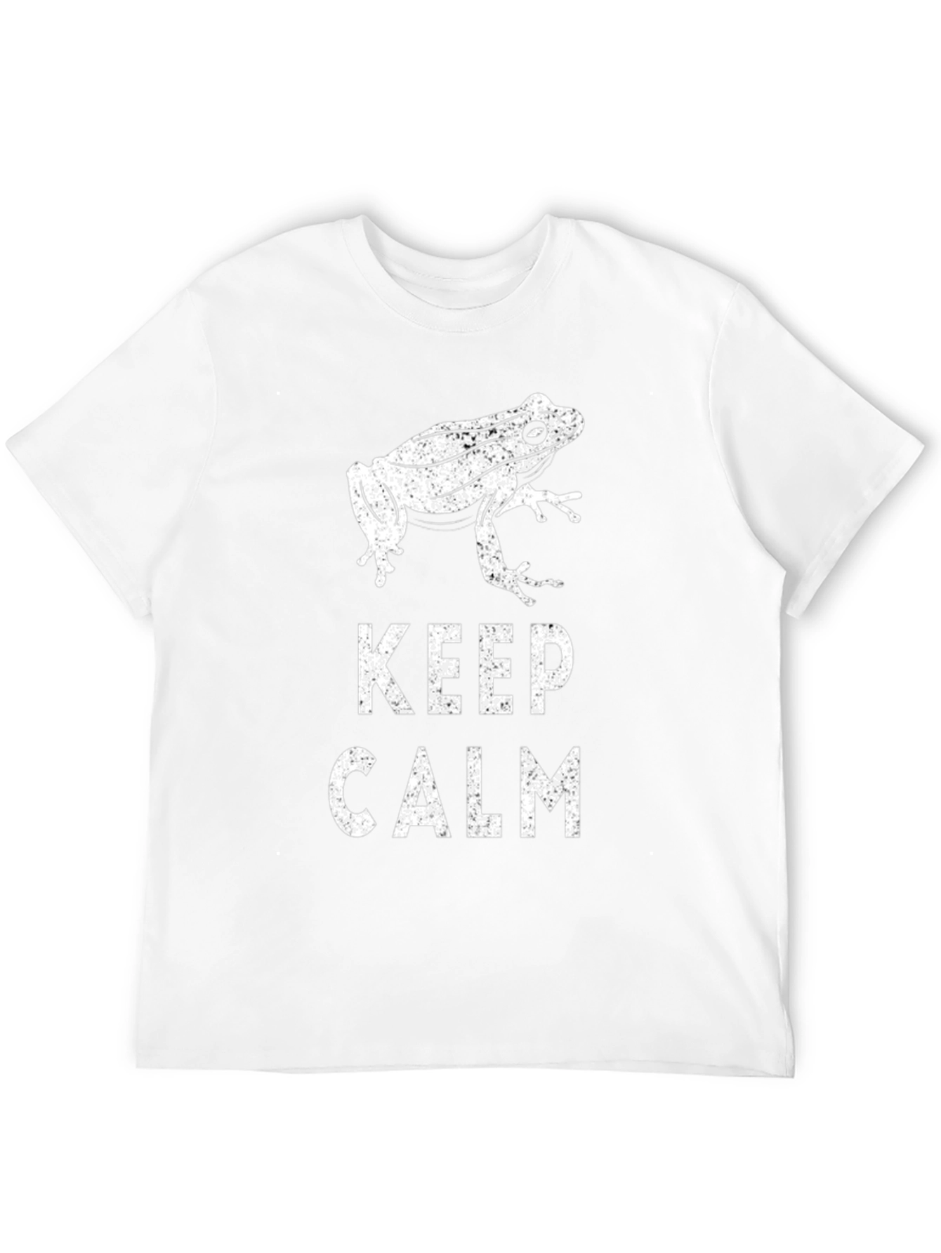 Keep Calm Frog T-Shirt - Relaxed Casual Style