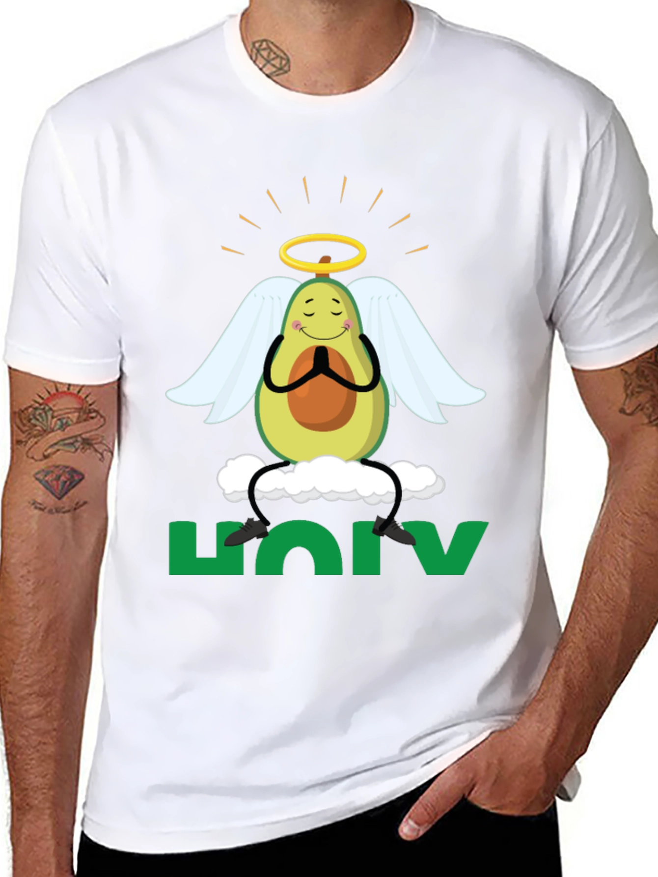 Holy Guacamole T-Shirt Funny Avocado Graphic Tee