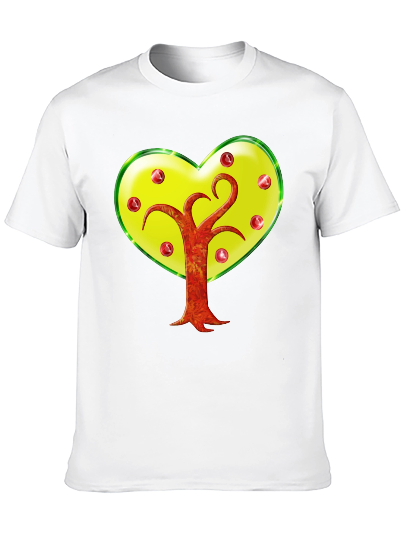 Heart Tree Graphic Tee - Stylish Casual Wear