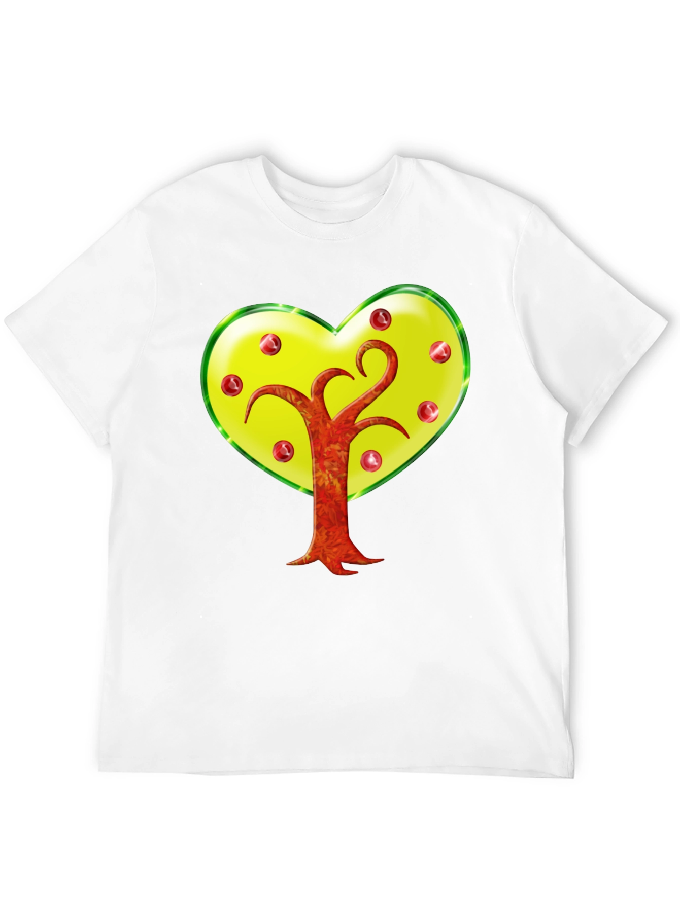 Heart Tree Graphic Tee - Stylish Casual Wear