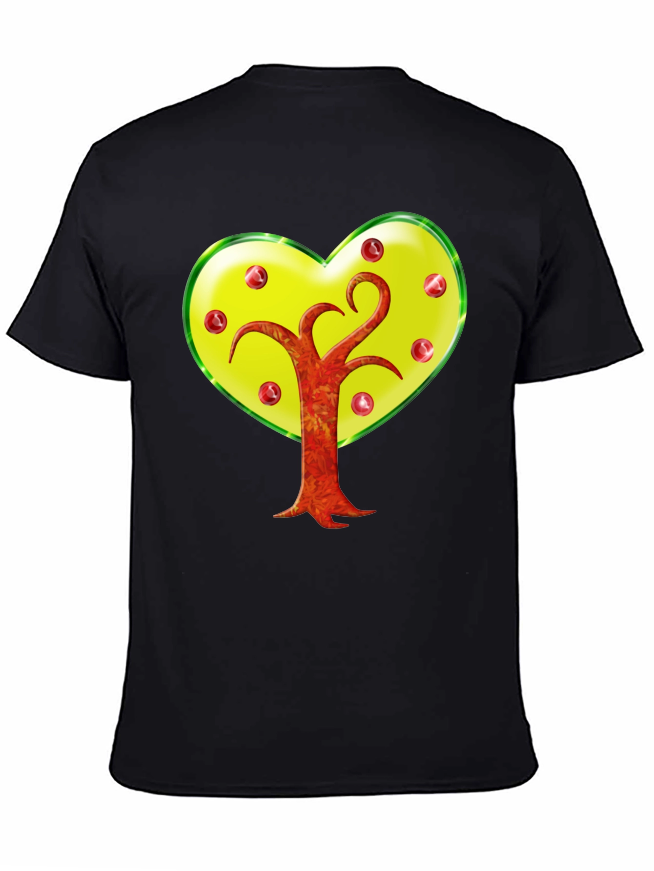Heart Tree Graphic Tee - Stylish Casual Wear