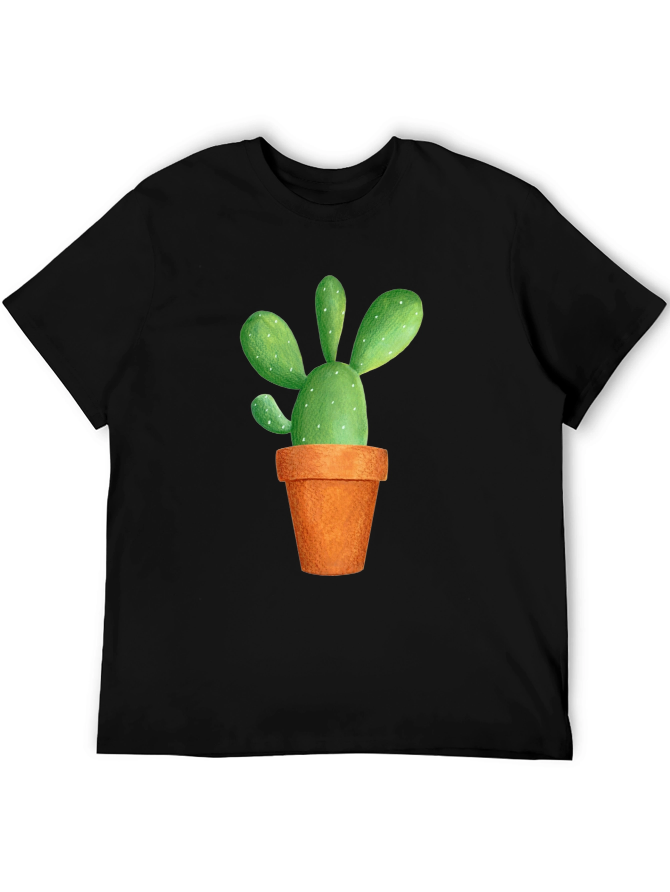 Cactus Graphic Tee - Potted Plant Design