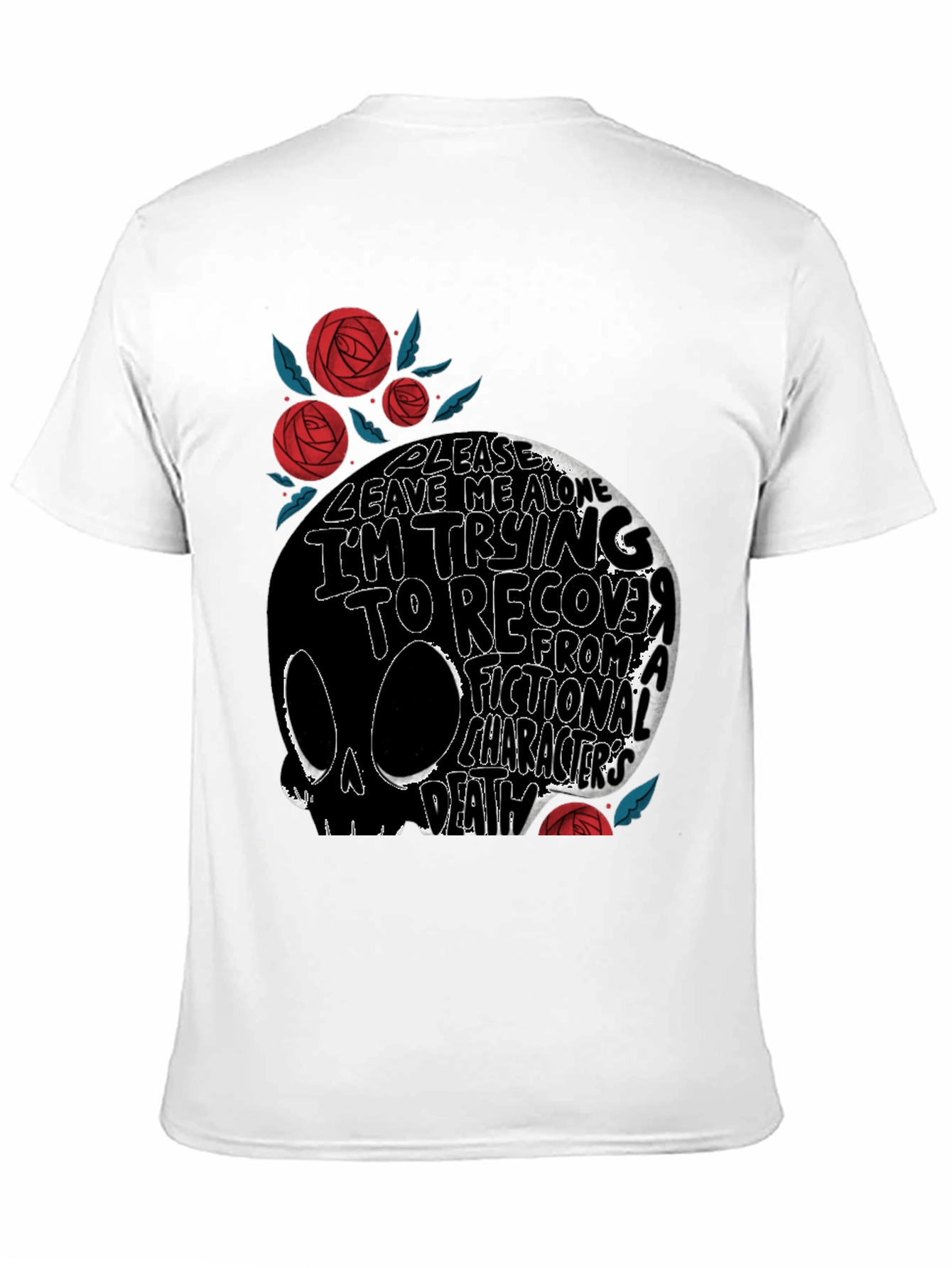 Skull Graphic T-Shirt: Fictional Character Death
