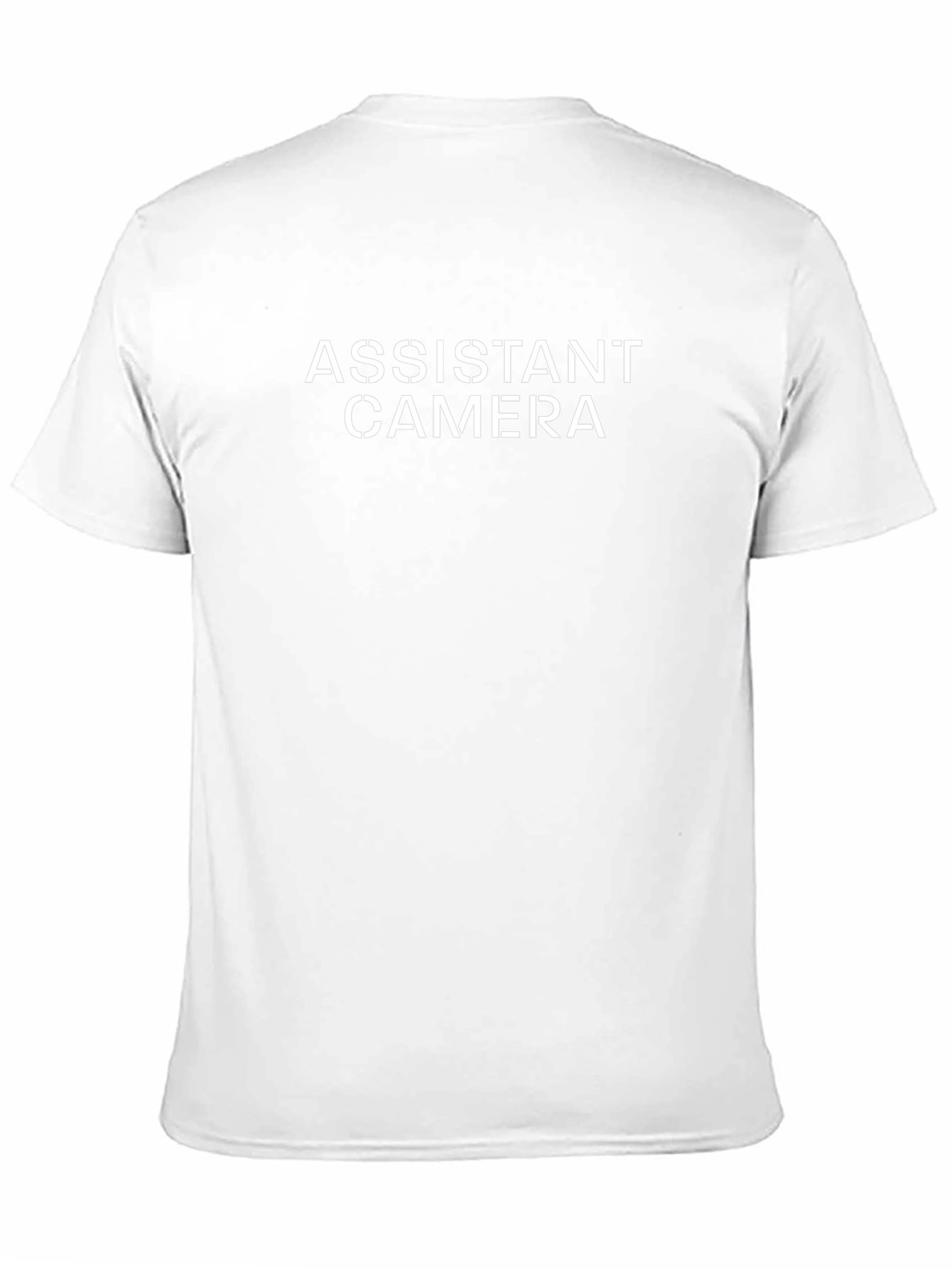 Assistant Camera T-Shirt - Black Crew Neck