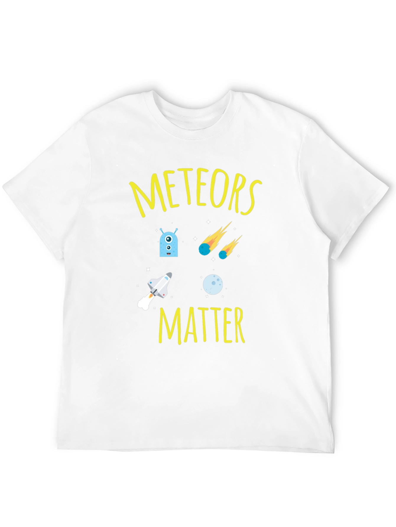 Meteors Matter Graphic T-Shirt - Space Design