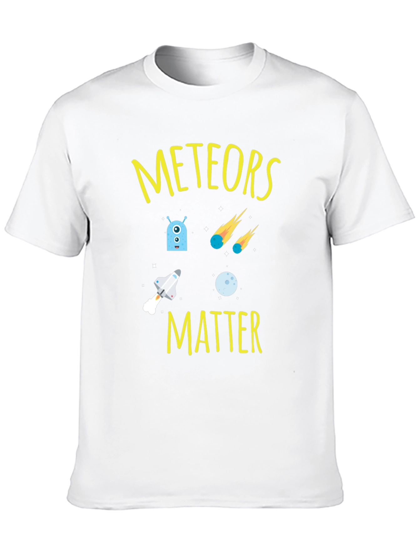 Meteors Matter Graphic T-Shirt - Space Design