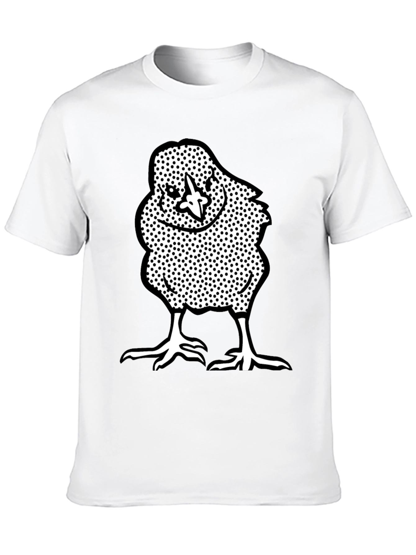 Chick Graphic Tee - Black Crew Neck T-Shirt